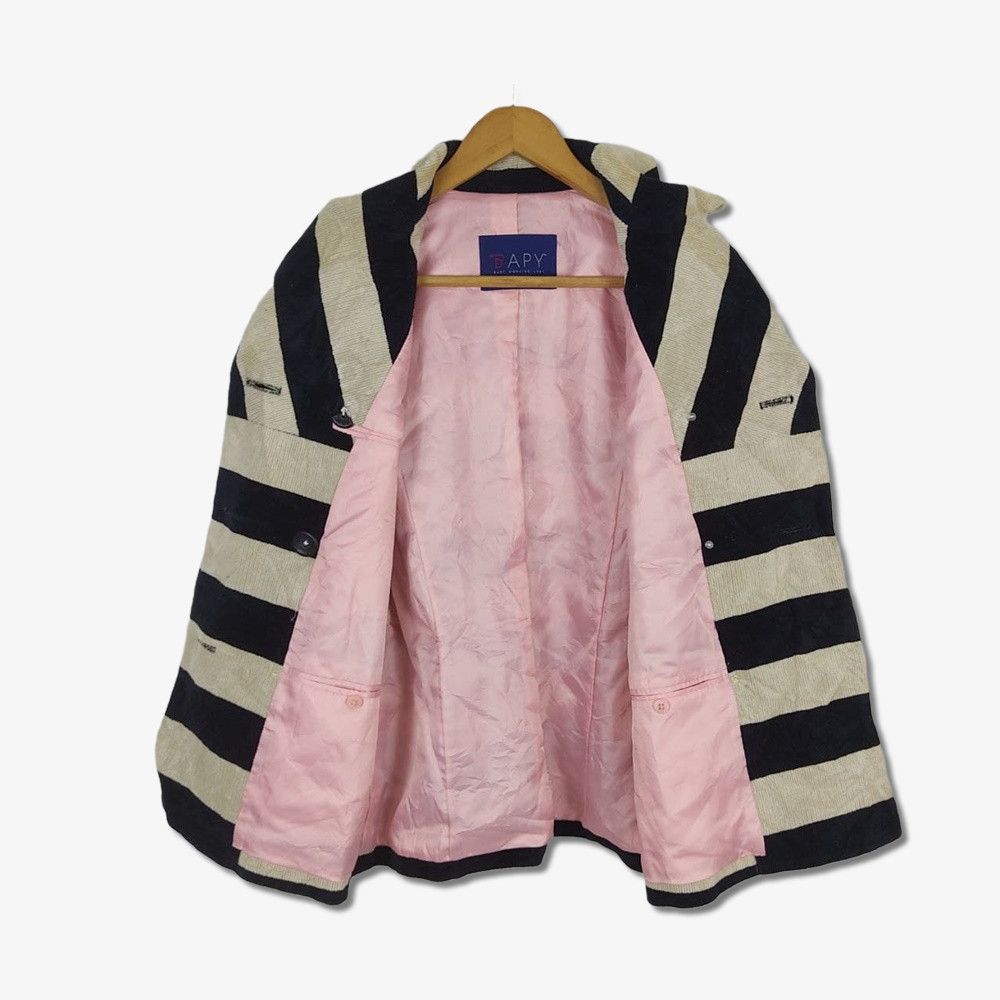 Bape A Bathing Ape Bape Bapy Striped Corduroy Winter Coat Size S / US 4 / IT 40 - 4 Thumbnail