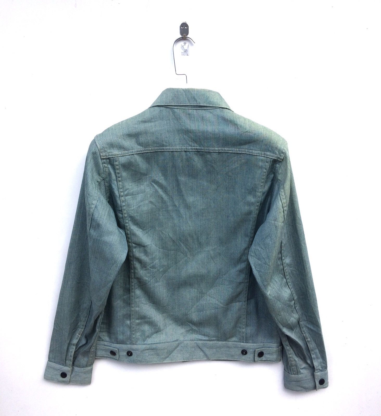 Japanese Brand × N.Hoolywood Rare N.Holywood Japan Trucker Denim Zipper Jacket Size US S / EU 44-46 / 1 - 3 Thumbnail