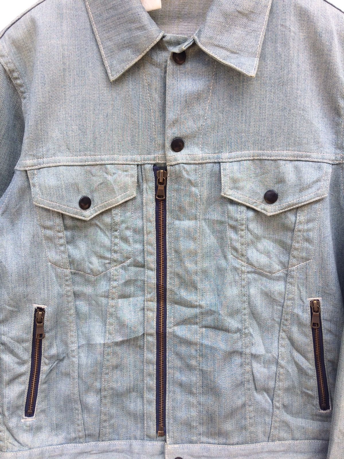 Japanese Brand × N.Hoolywood Rare N.Holywood Japan Trucker Denim Zipper Jacket Size US S / EU 44-46 / 1 - 2 Thumbnail