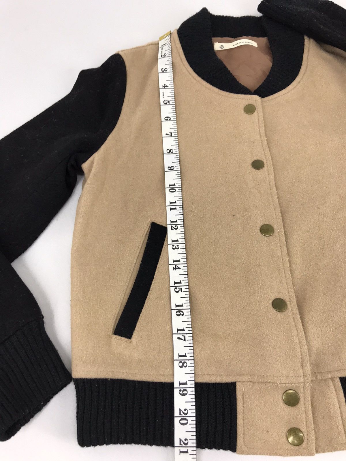 Majestic Majestic Legon Simple Varsity Jacket Wool Quilted Inner Size S / US 4 / IT 40 - 12 Thumbnail