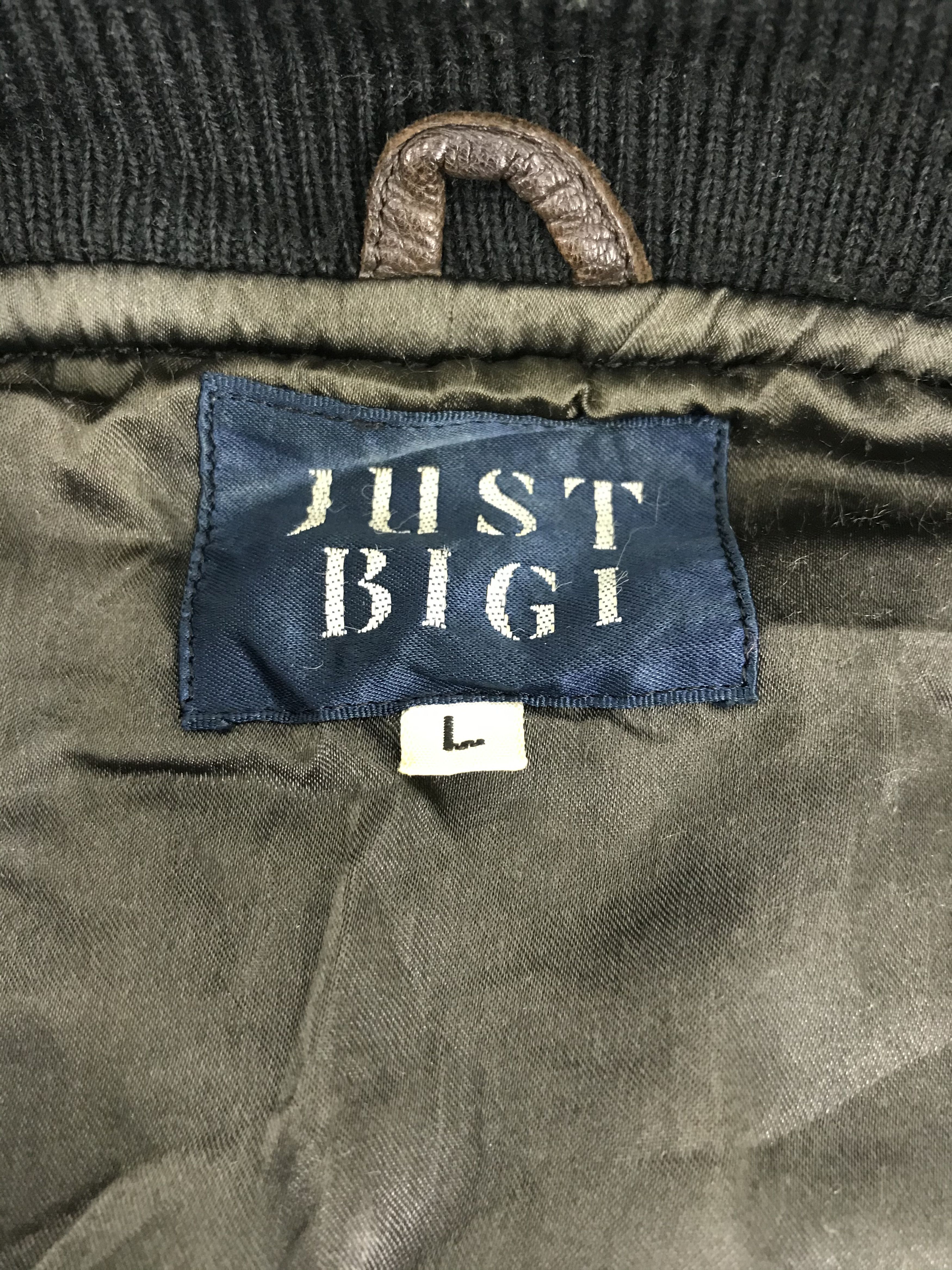 BIGI × Japanese Brand Just Bigi Champion VS Chalenger Varsity Leather Jacket Size US L / EU 52-54 / 3 - 6 Thumbnail