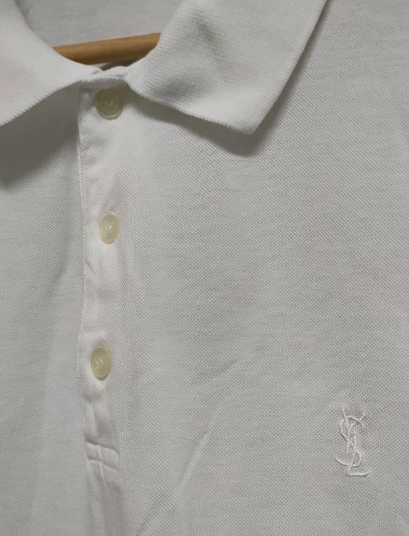 Yves Saint Laurent YSL Polo Small Logo Made In Italy Size US M / EU 48-50 / 2 - 3 Thumbnail