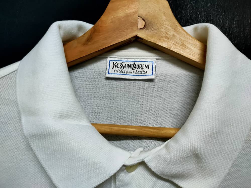 Yves Saint Laurent YSL Polo Small Logo Made In Italy Size US M / EU 48-50 / 2 - 4 Thumbnail