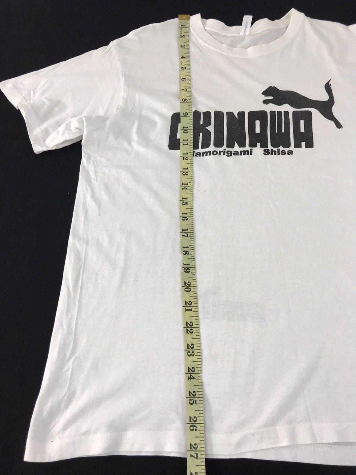Japanese Brand × Vintage Okinawa Mamorigami Shisa Parody Cool Trend Puma Tee Printed Size US L / EU 52-54 / 3 - 8 Thumbnail