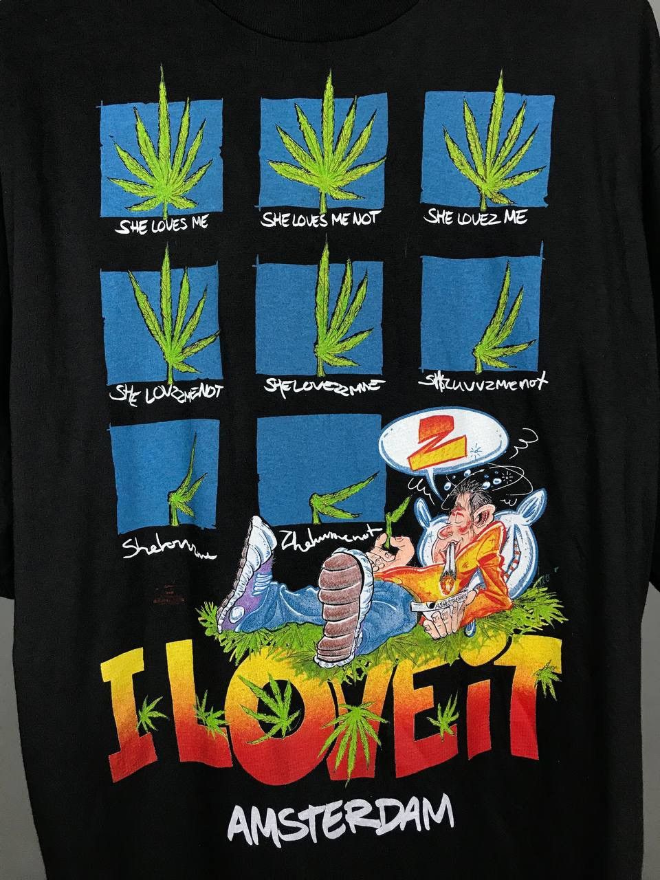 Other × Vintage Amsterdam rastaman humor vintage overprinted tee Size US XL / EU 56 / 4 - 3 Thumbnail