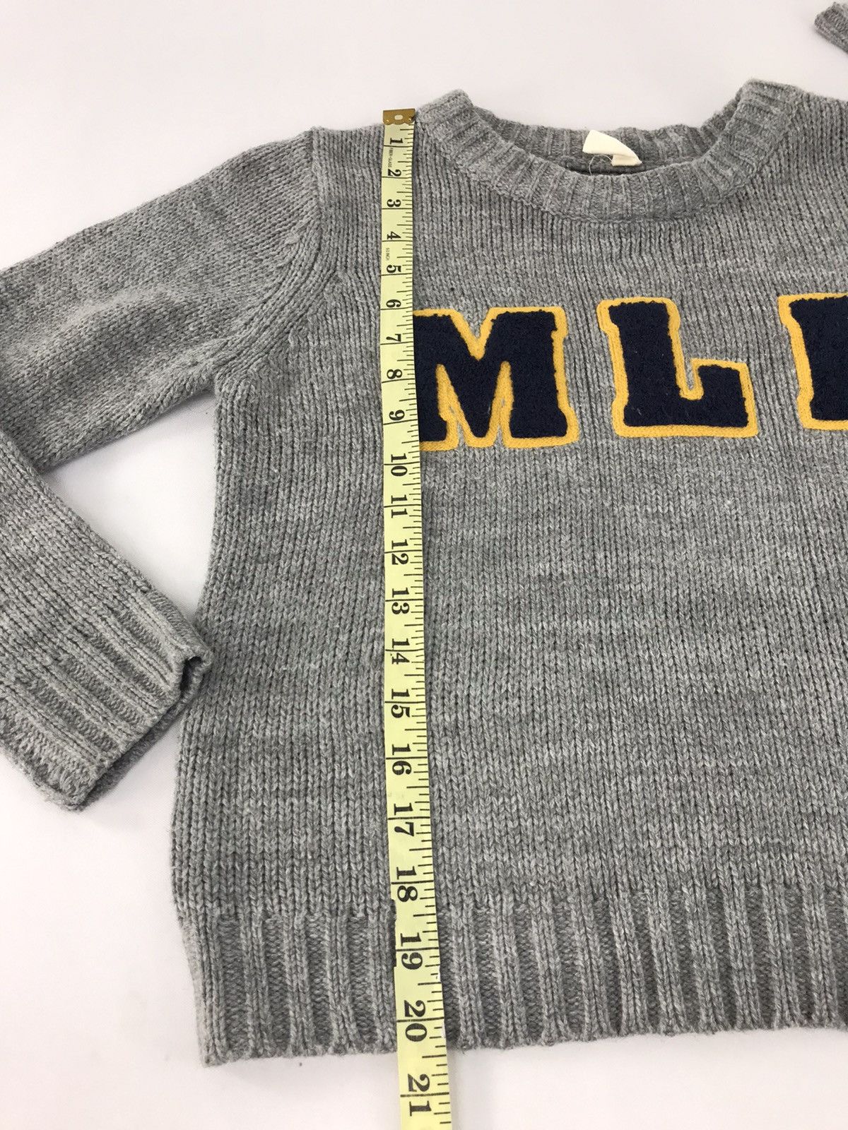 MLB × Sports Specialties Creer MLB Knit Sweatshirt Spell Out Unisex Winter Wear Size S / US 4 / IT 40 - 8 Thumbnail