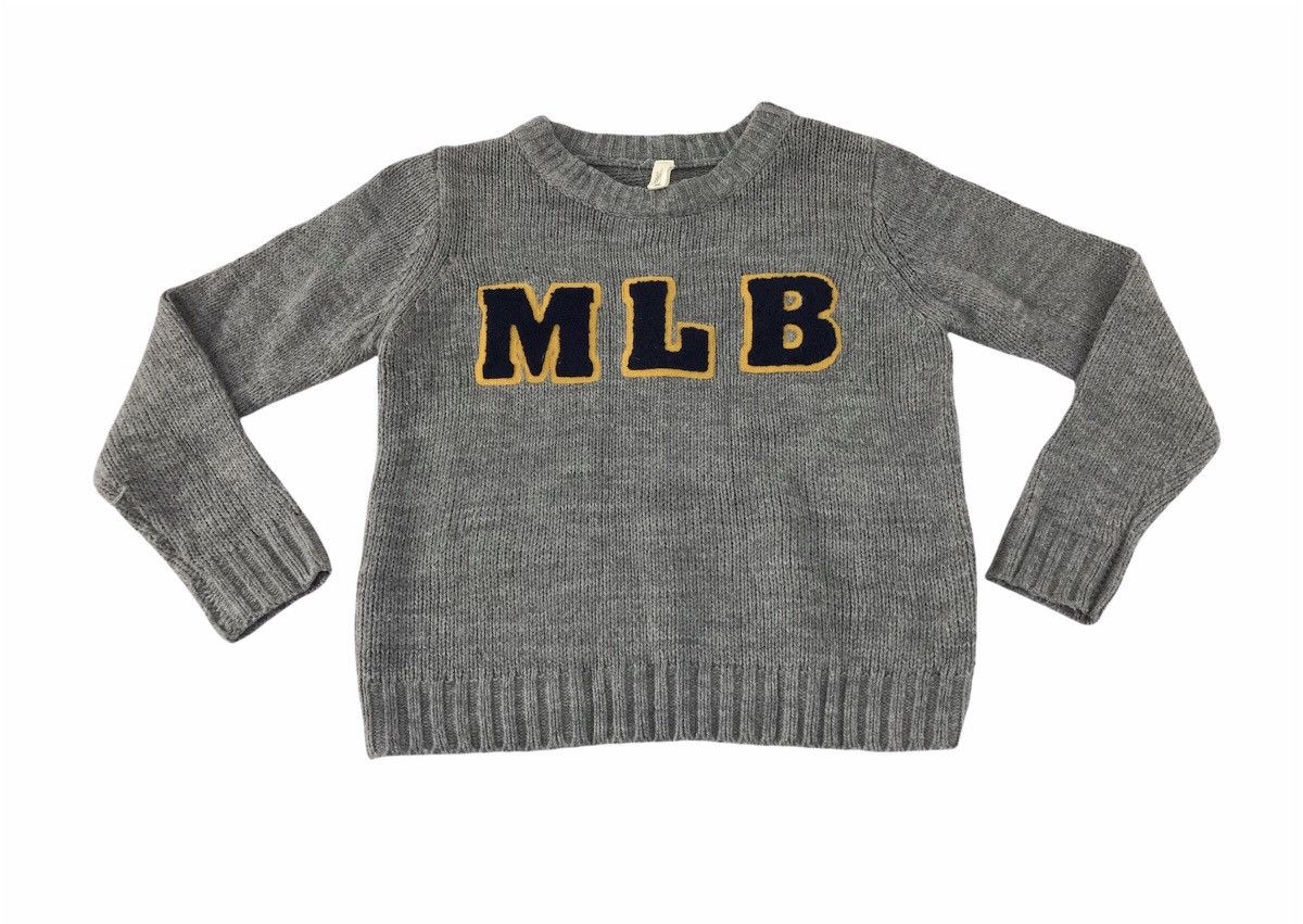 MLB × Sports Specialties Creer MLB Knit Sweatshirt Spell Out Unisex Winter Wear Size S / US 4 / IT 40 - 1 Thumbnail