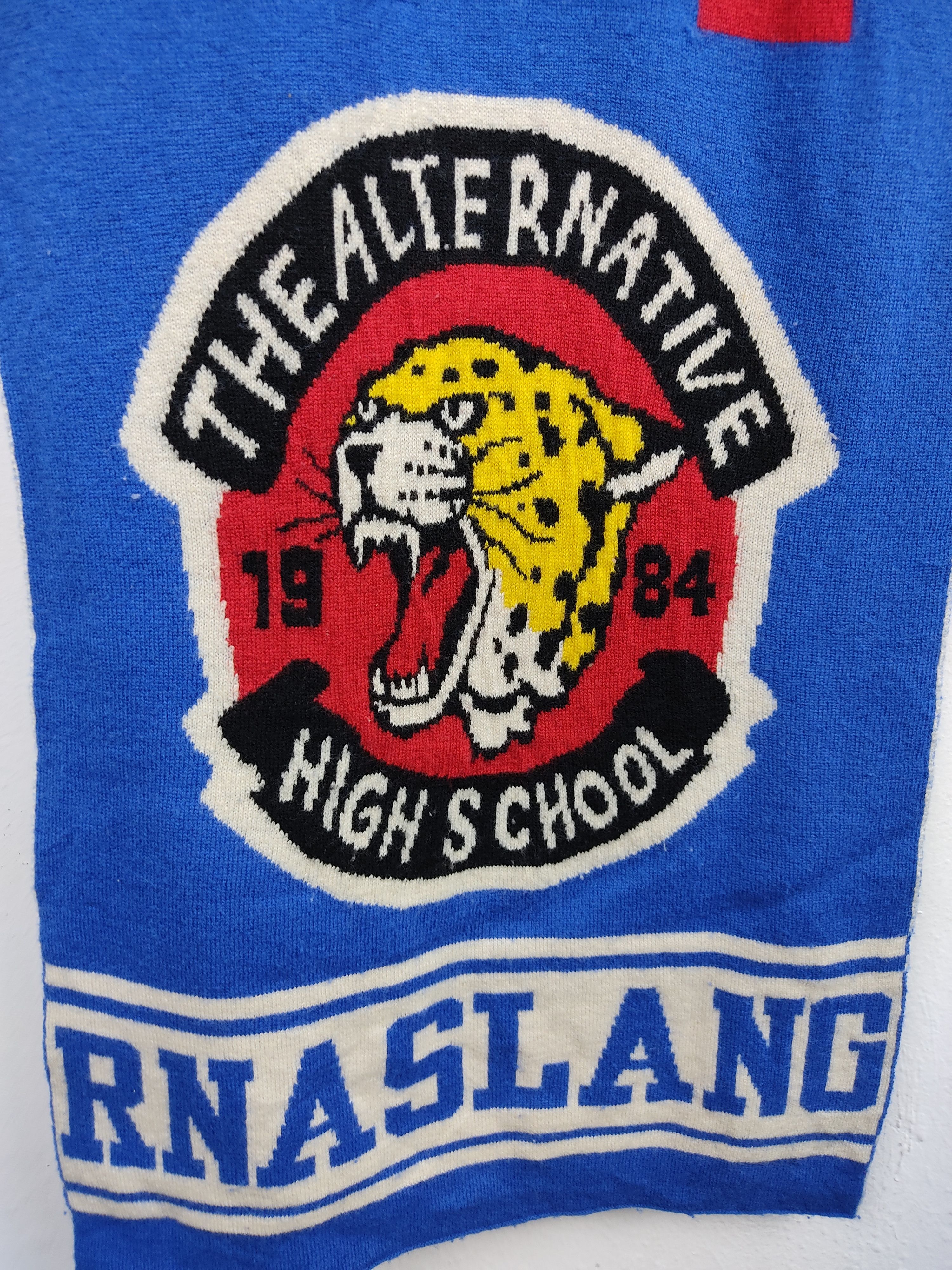 Japanese Brand Rna Slang The Alternative High School 1984 Tiger Big Logo Size ONE SIZE - 3 Thumbnail
