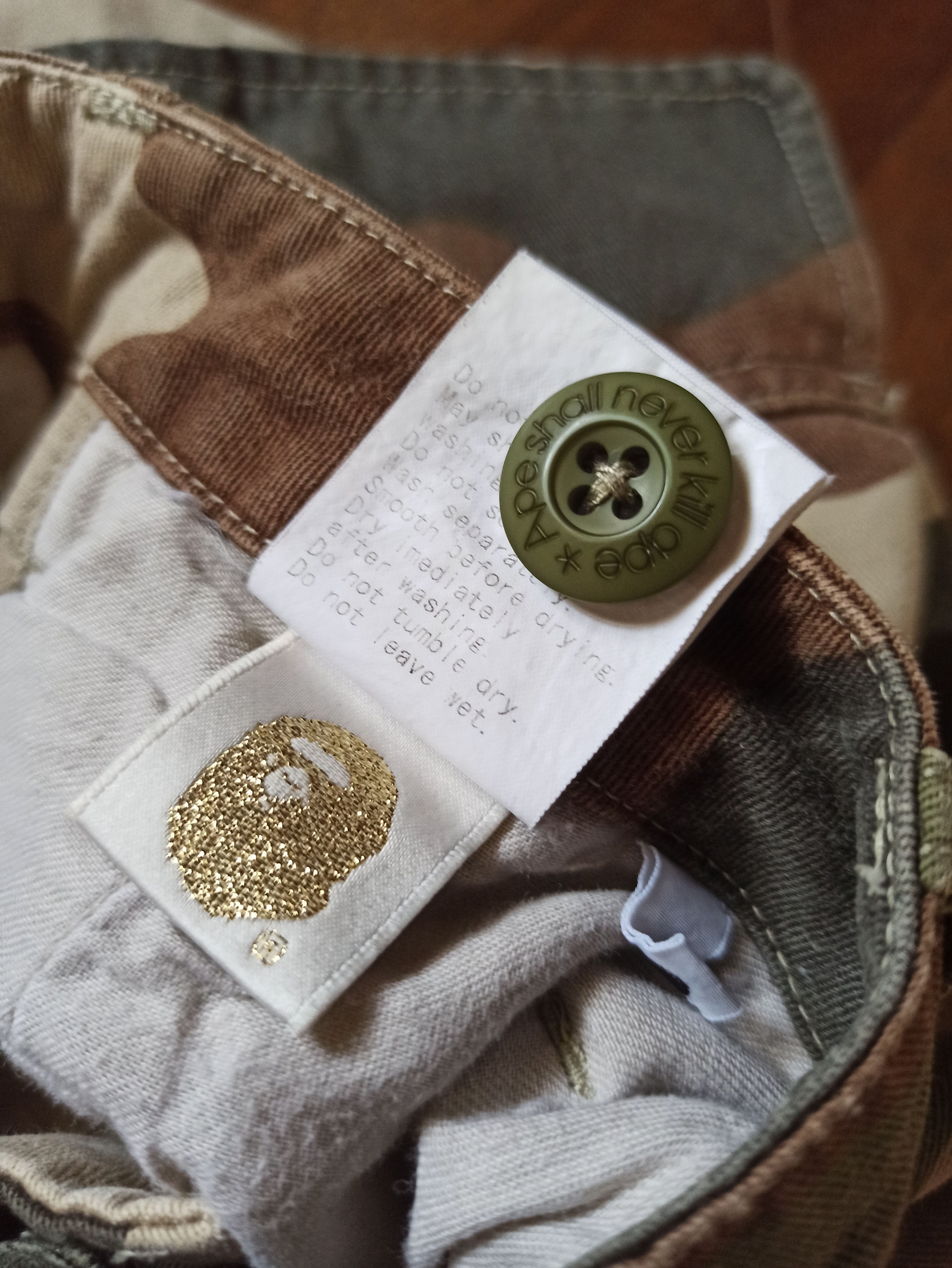 Bape Bape Og Woodland Camo Short Size US 34 / EU 50 - 10 Thumbnail