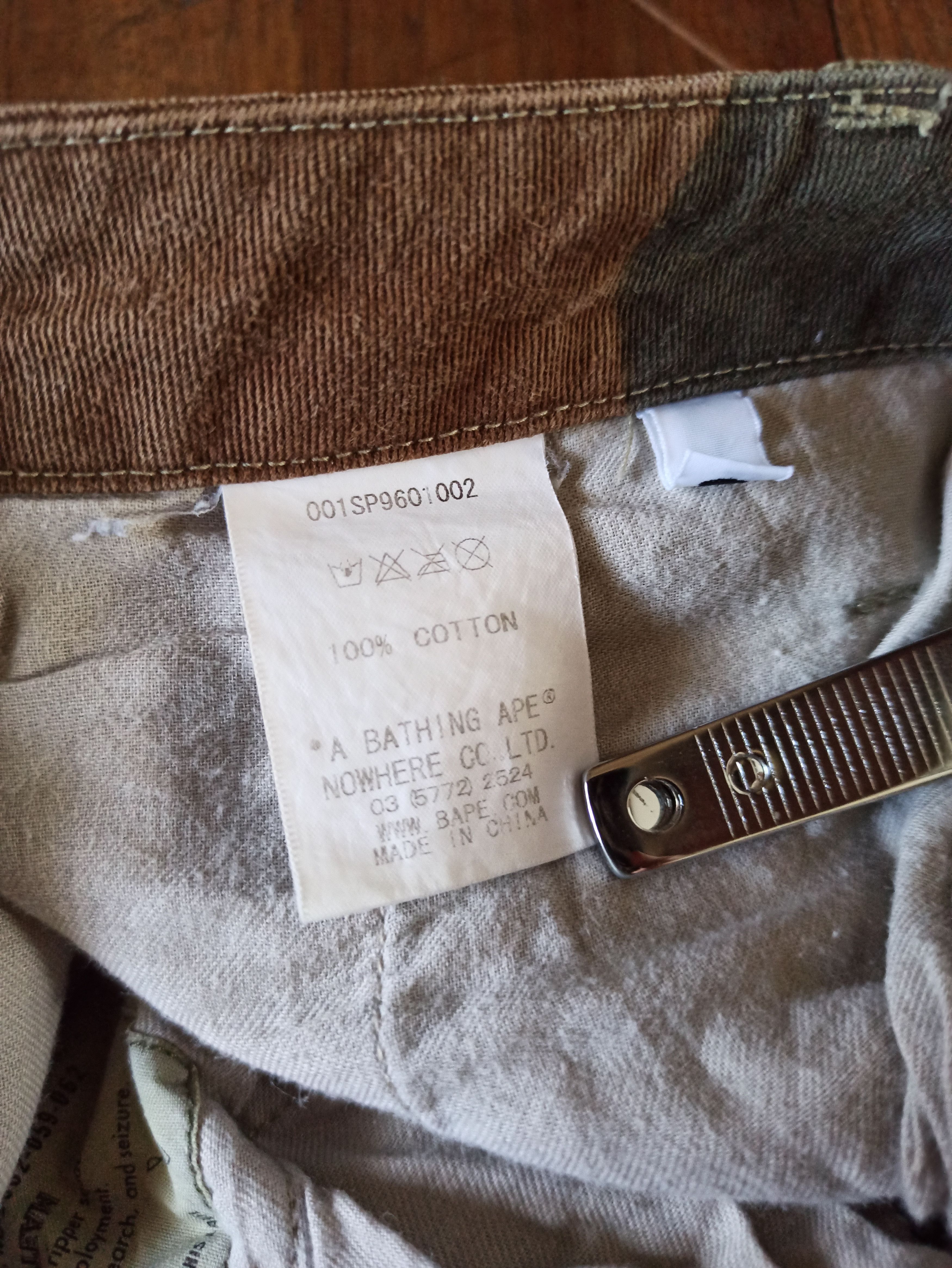 Bape Bape Og Woodland Camo Short Size US 34 / EU 50 - 12 Thumbnail