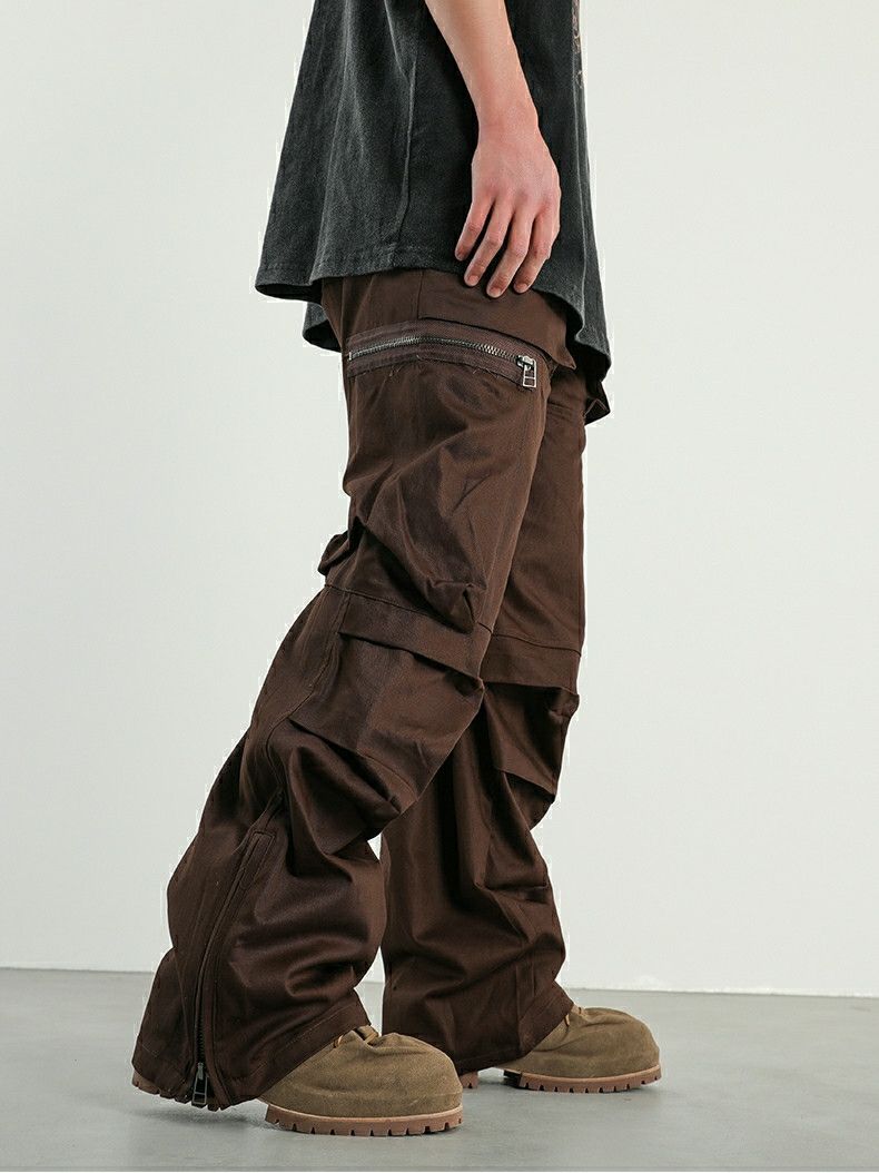 utility flared pkeated cargo pants