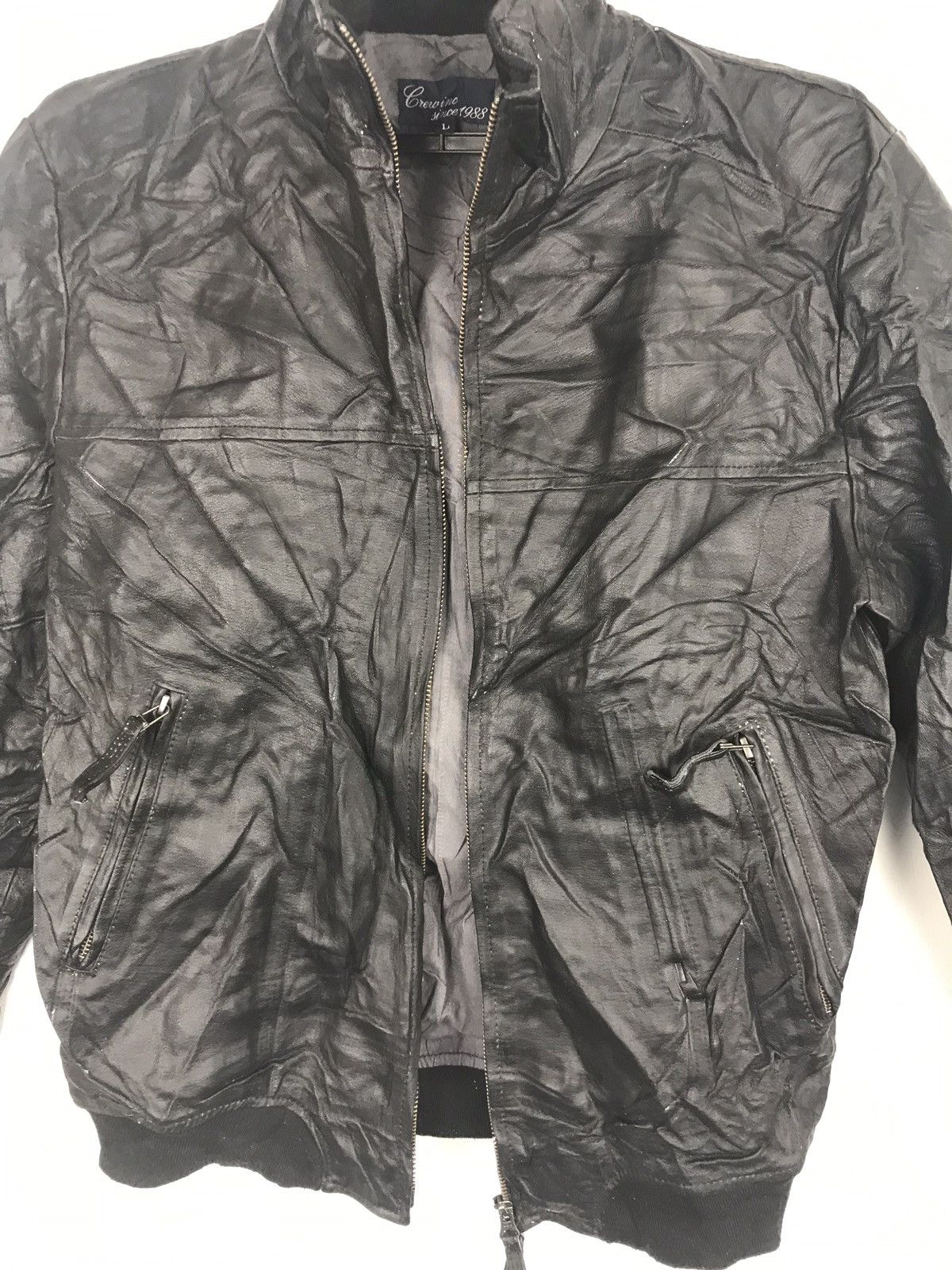 Genuine Leather Grewinc Jacket Leather Vintage Trucker Motorcycle Bikers Size US M / EU 48-50 / 2 - 11 Thumbnail