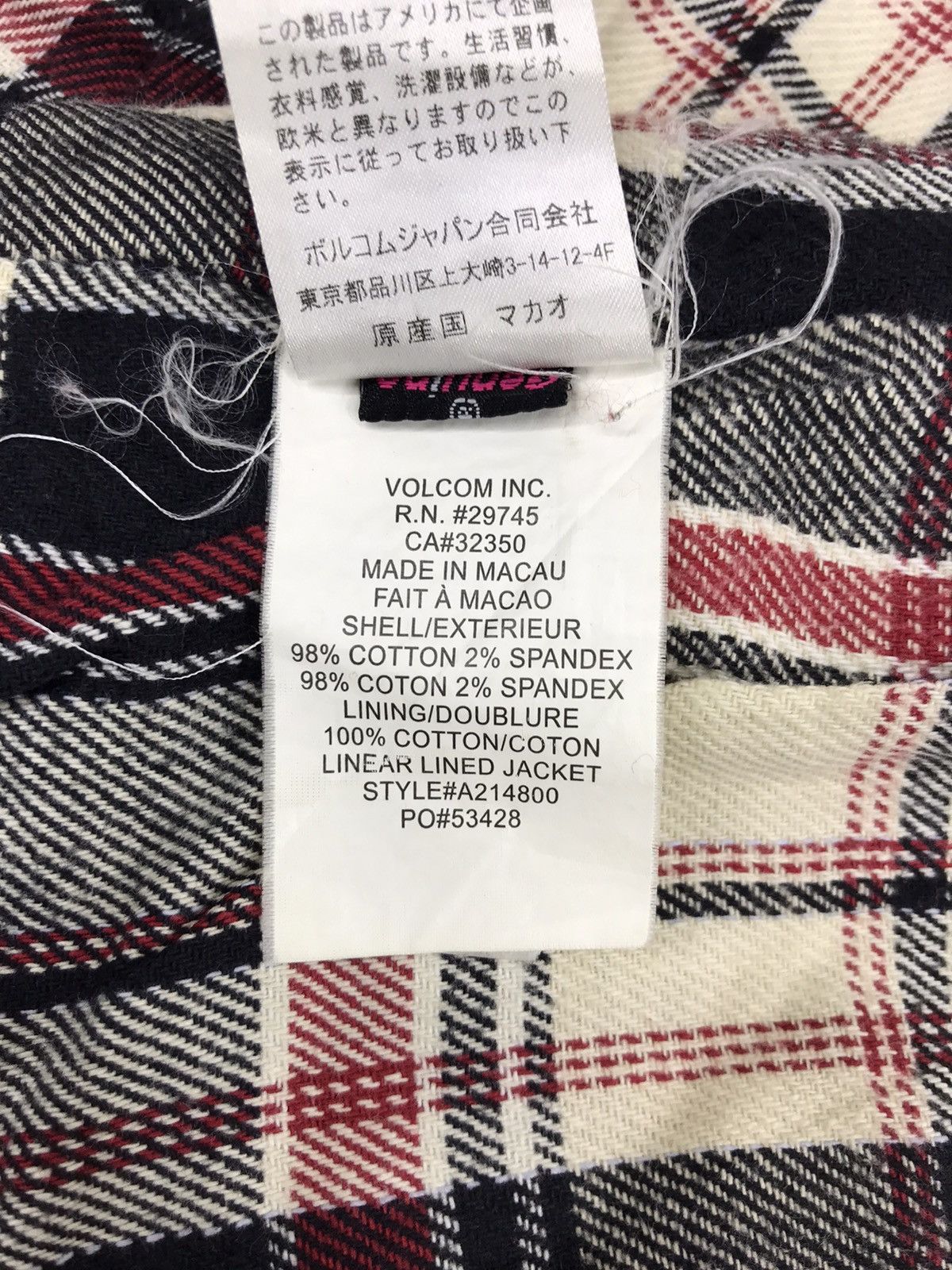Volcom Volcom Liberated Denim Jacket Padded Plaid Check Inner Size US S / EU 44-46 / 1 - 6 Thumbnail