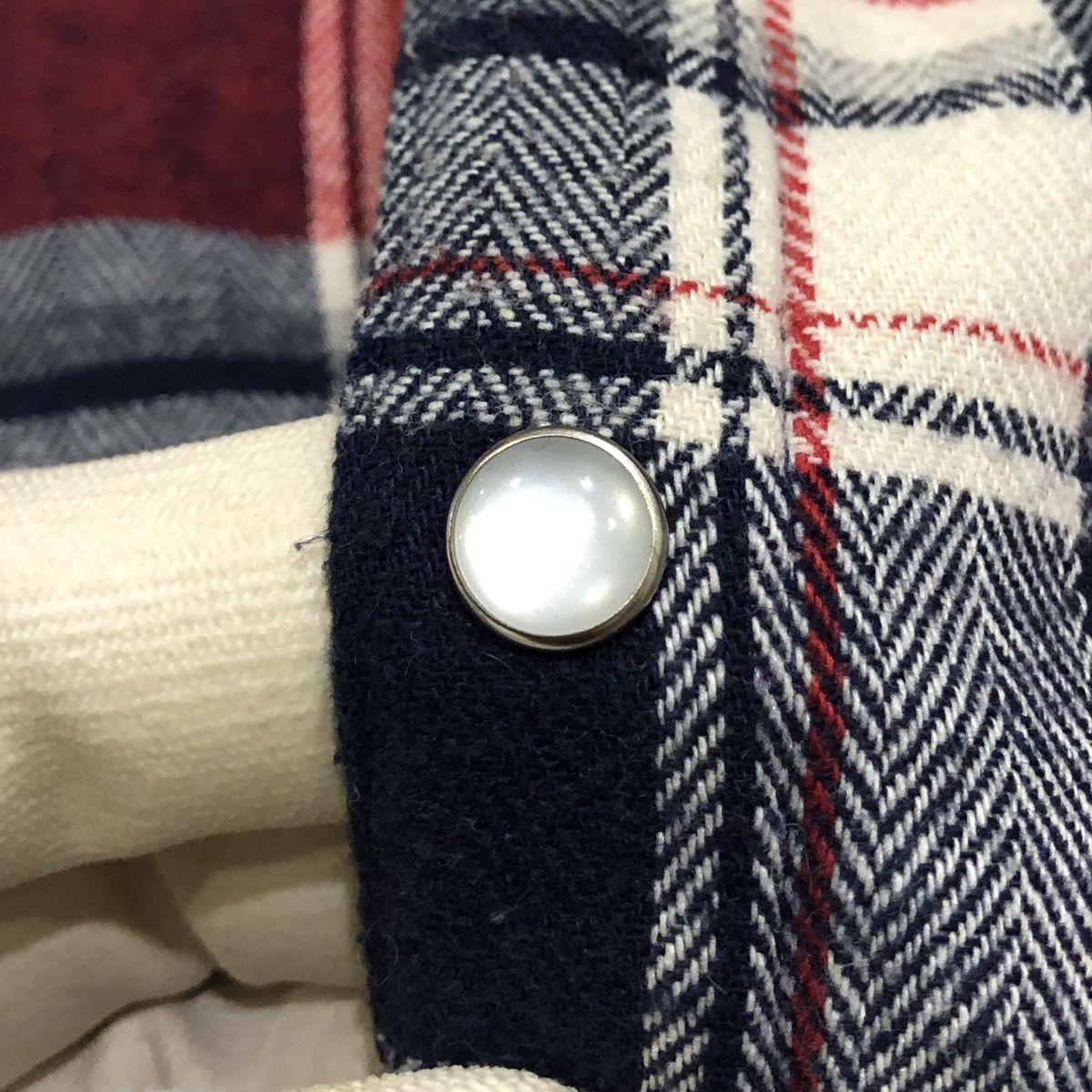 Japanese Brand Nylaus Clothing Quilted Padded and Fleece Lined Shirts Size US L / EU 52-54 / 3 - 8 Thumbnail
