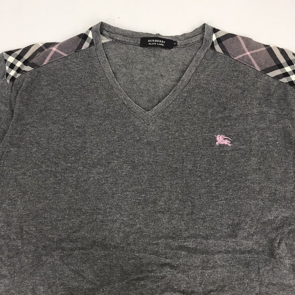 Burberry Vintage Burberry London Black Label Nova Check Tee T-shirt Size US S / EU 44-46 / 1 - 3 Thumbnail