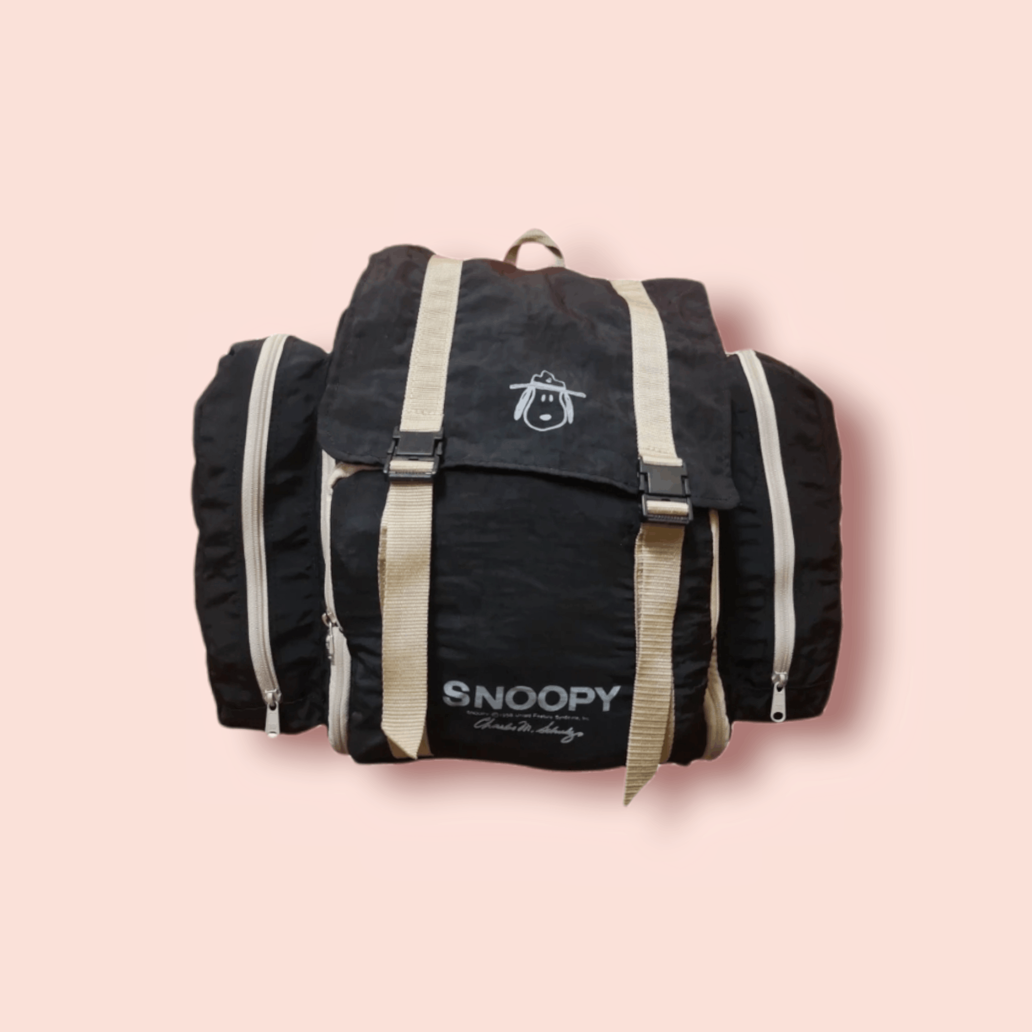 Peanuts × Vintage VINTAGE SNOOPY OUTDOOR JOE SCOUT LARGE BACKPACK Size ONE SIZE - 1 Thumbnail