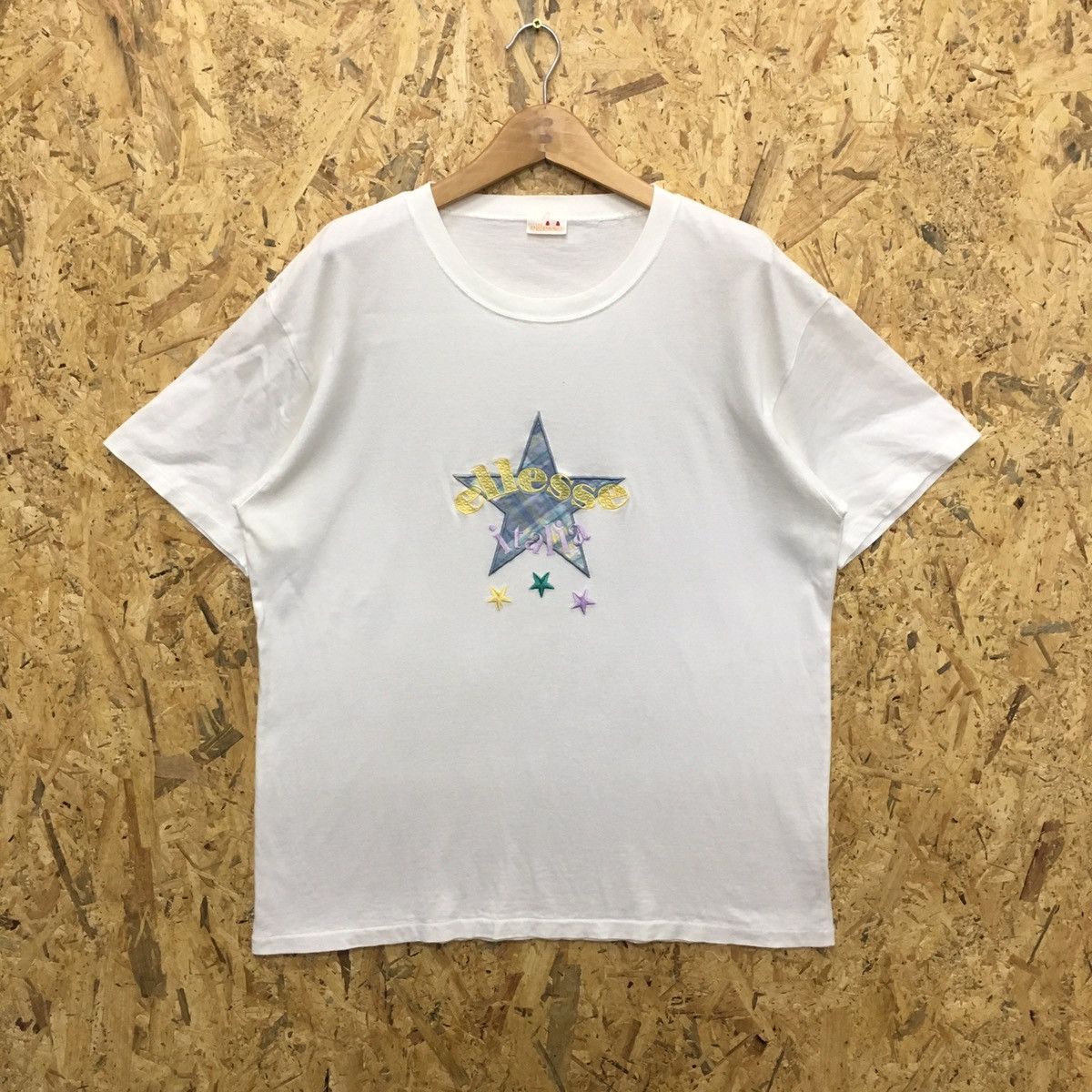 Ellesse × Vintage Vintage Ellesse Big Logo And Spellout Embroidery Tees Size US L / EU 52-54 / 3 - 1 Thumbnail