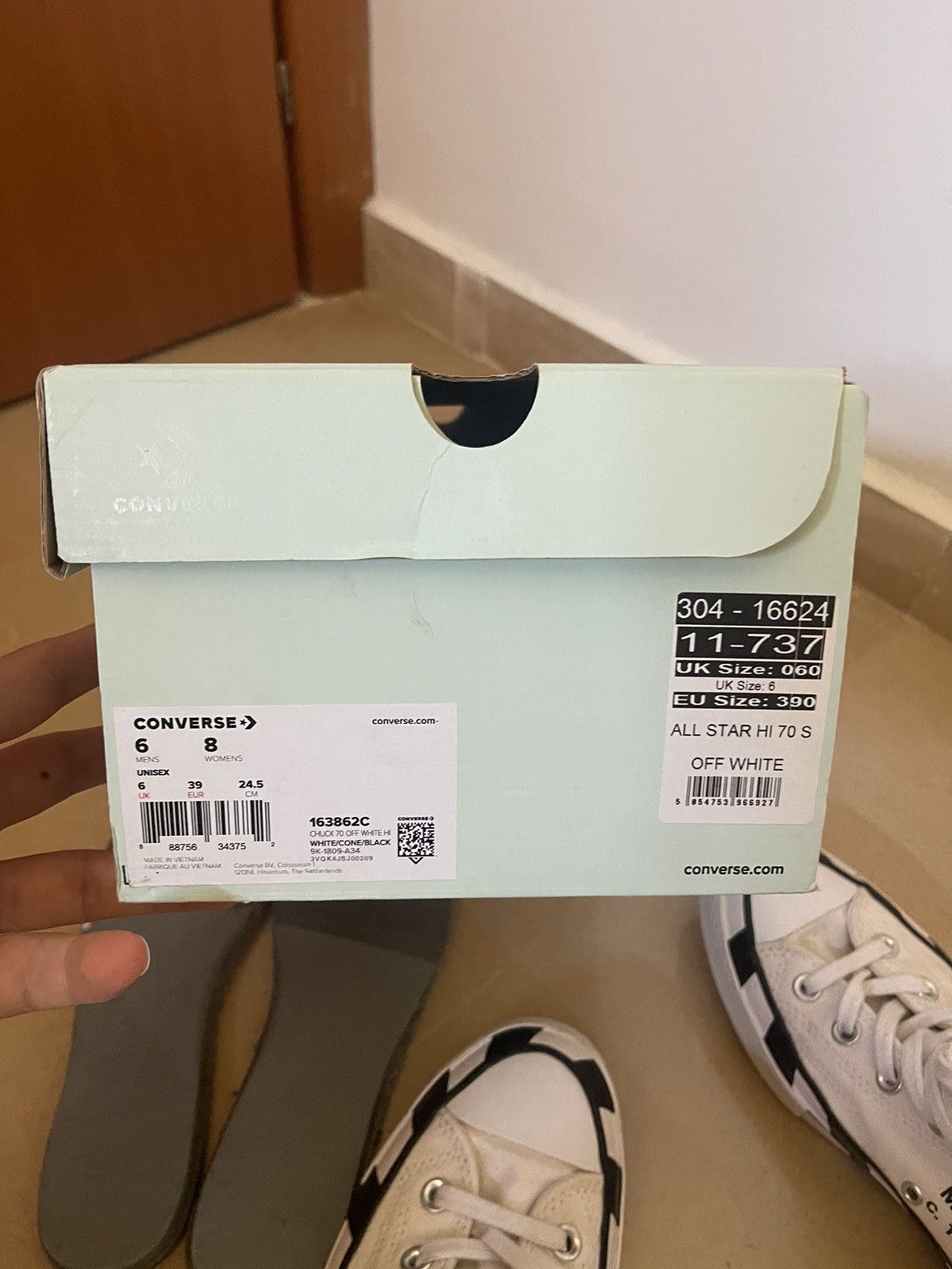 Converse × Off-White Converse x Off-White Chuck 70 Size US 6 / EU 39 - 9 Thumbnail