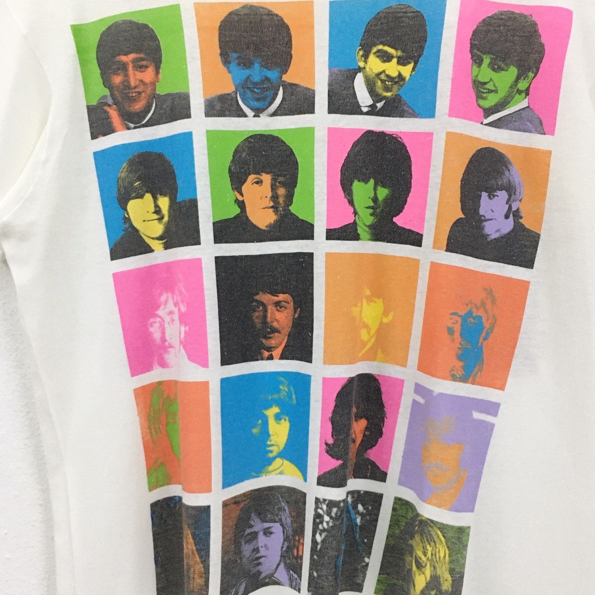 Andy Warhol × Band Tees × Vintage Rare Vintage 1989 The Beatles Pop Art Andy Warhol Tshirt Size US L / EU 52-54 / 3 - 5 Thumbnail