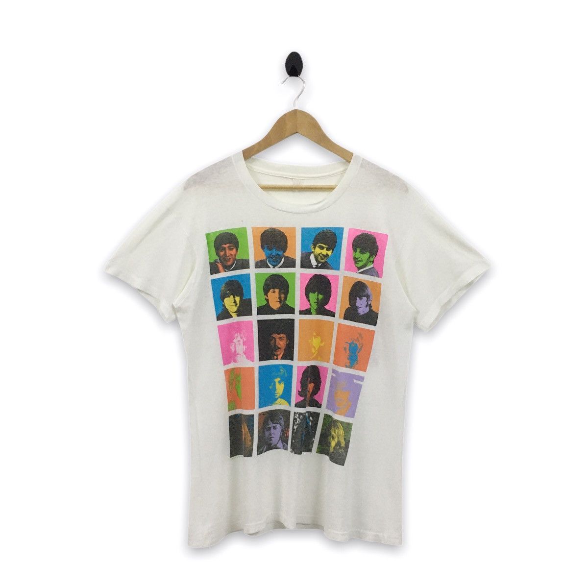 Andy Warhol × Band Tees × Vintage Rare Vintage 1989 The Beatles Pop Art Andy Warhol Tshirt Size US L / EU 52-54 / 3 - 1 Thumbnail