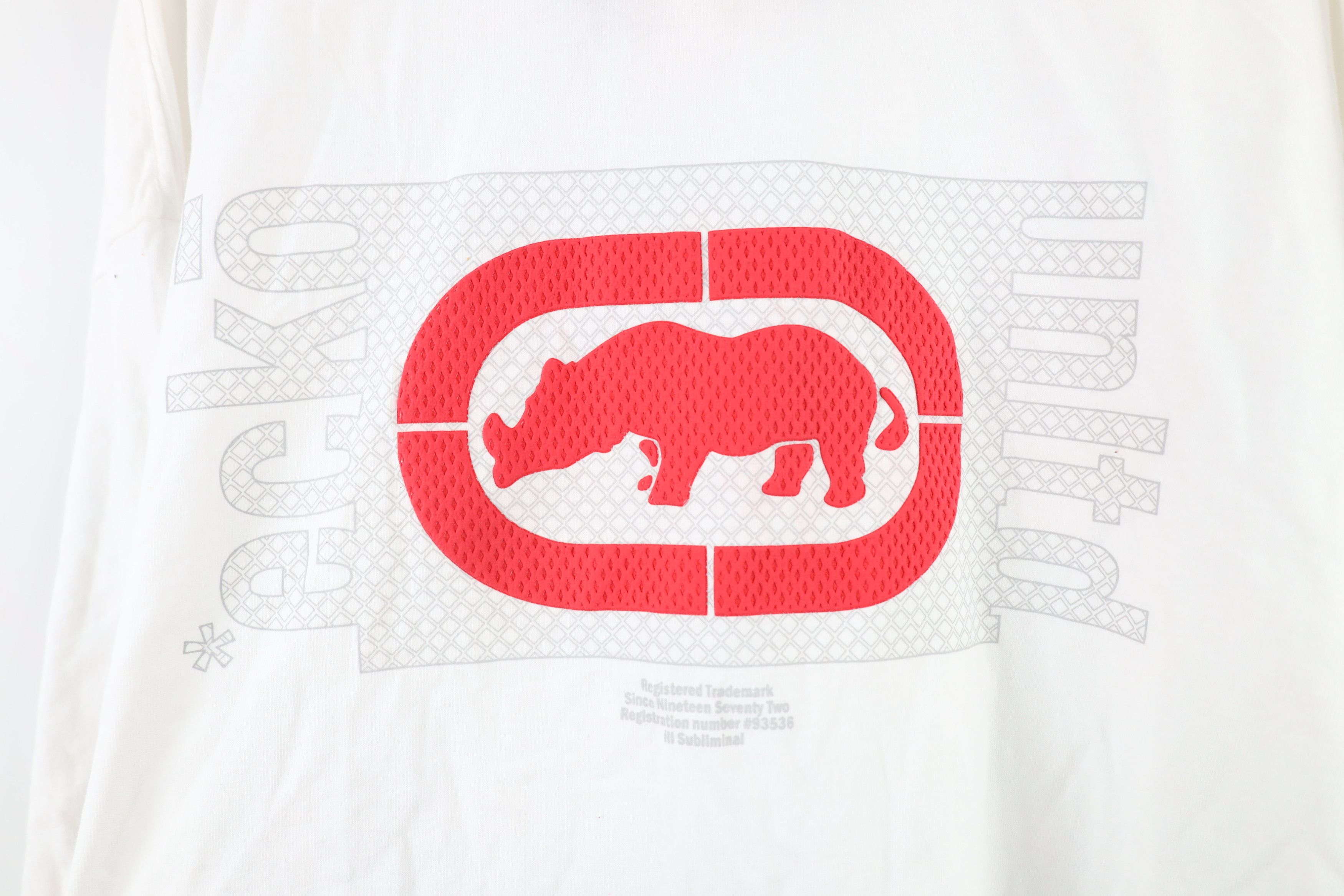 Ecko Unltd. × Vintage NOS Vintage 90s Ecko Baggy Fit Long Sleeve T-Shirt White USA Size US XXL / EU 58 / 5 - 4 Thumbnail