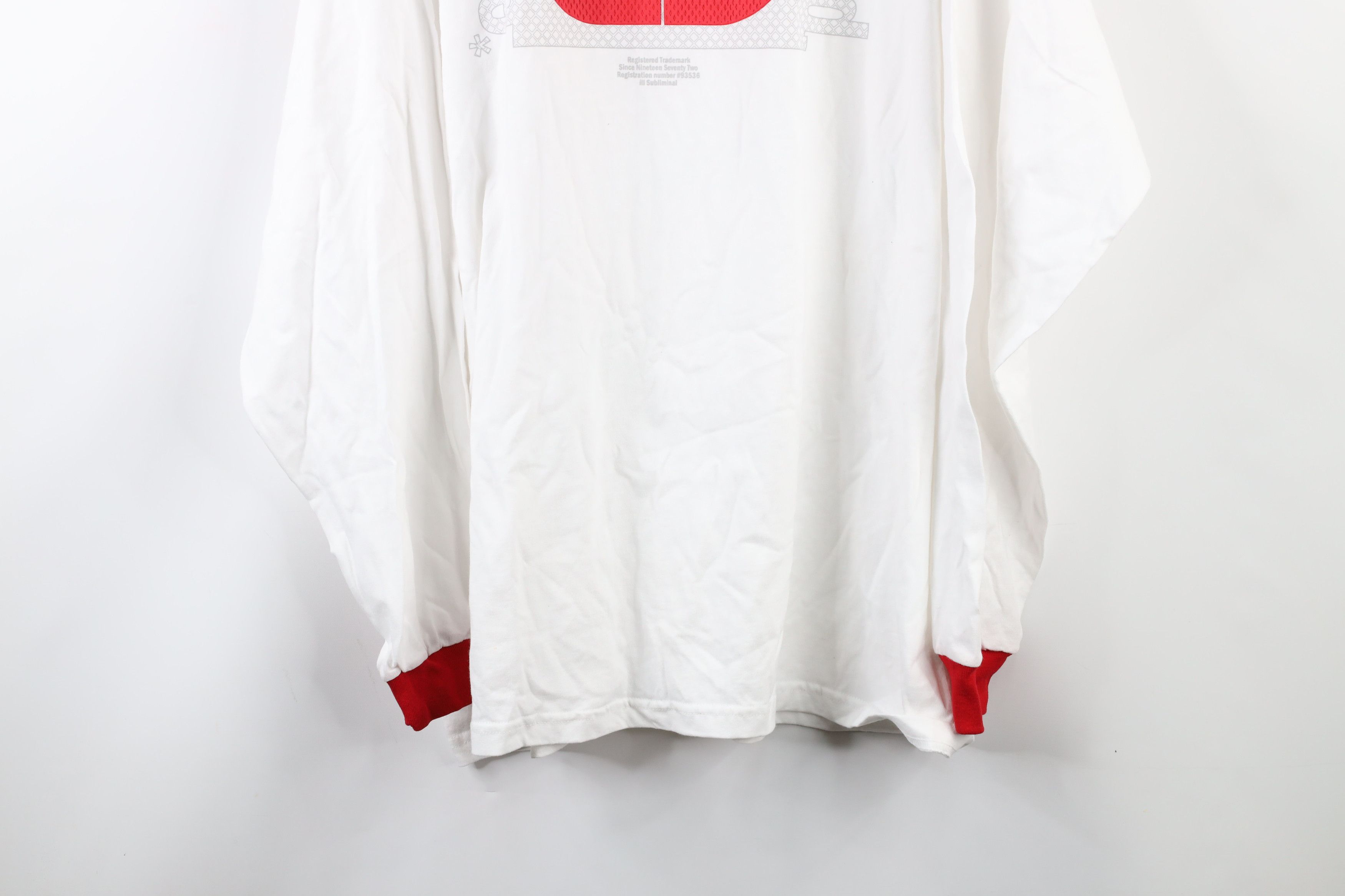 Ecko Unltd. × Vintage NOS Vintage 90s Ecko Baggy Fit Long Sleeve T-Shirt White USA Size US XXL / EU 58 / 5 - 3 Thumbnail