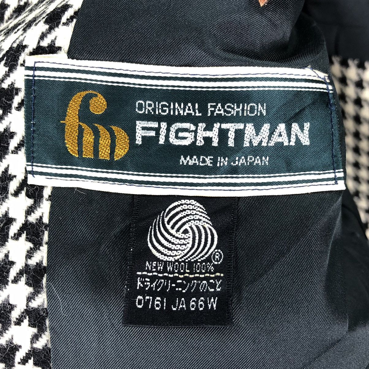 Vintage Vintage 80's Wool Blazer Houndstooth Pattern by Fightman Size US S / EU 44-46 / 1 - 14 Thumbnail