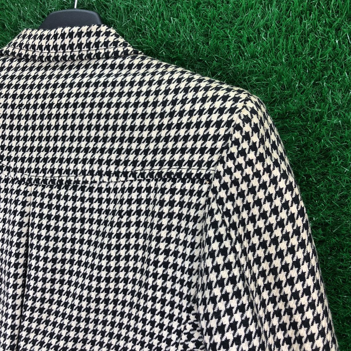 Vintage Vintage 80's Wool Blazer Houndstooth Pattern by Fightman Size US S / EU 44-46 / 1 - 5 Thumbnail