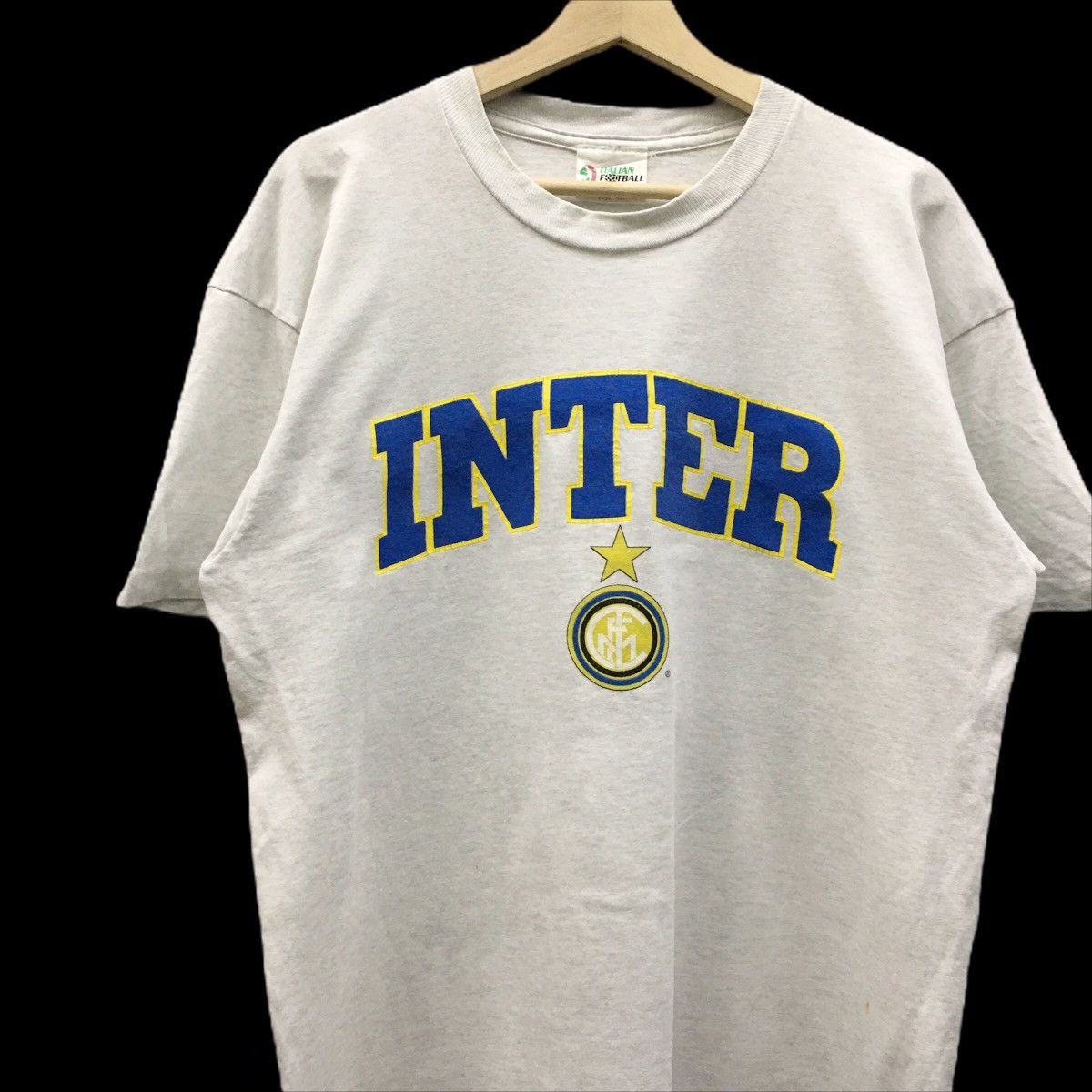 Japanese Brand × Vintage Rare Vintage 90s Inter Milan Football Club tee Size US M / EU 48-50 / 2 - 2 Thumbnail
