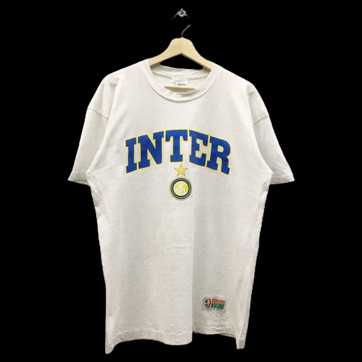 Japanese Brand × Vintage Rare Vintage 90s Inter Milan Football Club tee Size US M / EU 48-50 / 2 - 1 Thumbnail