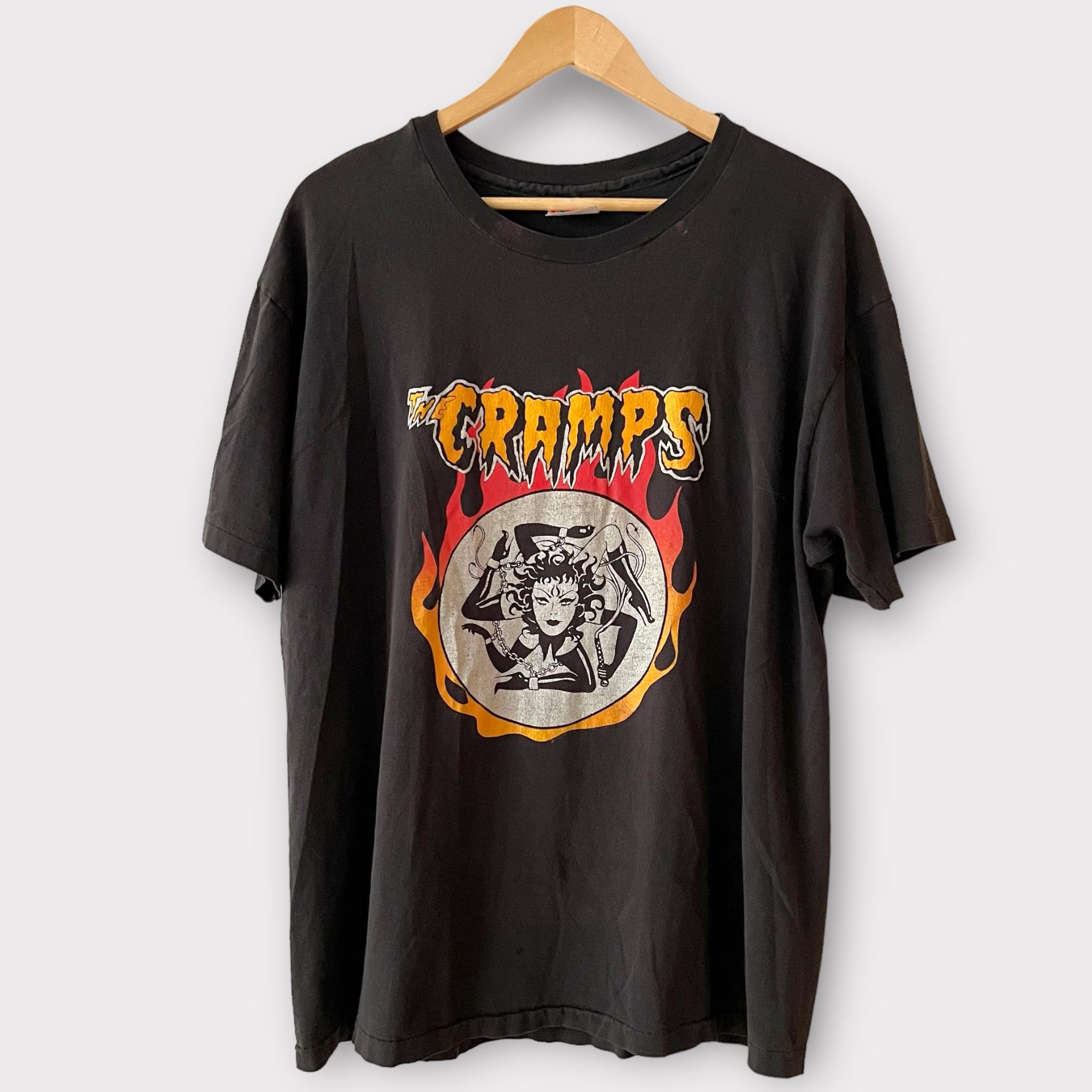 Vintage 1993 The Cramps Halloween Concert in SF Vintage Punk Shirt Size US XL / EU 56 / 4 - 2 Thumbnail