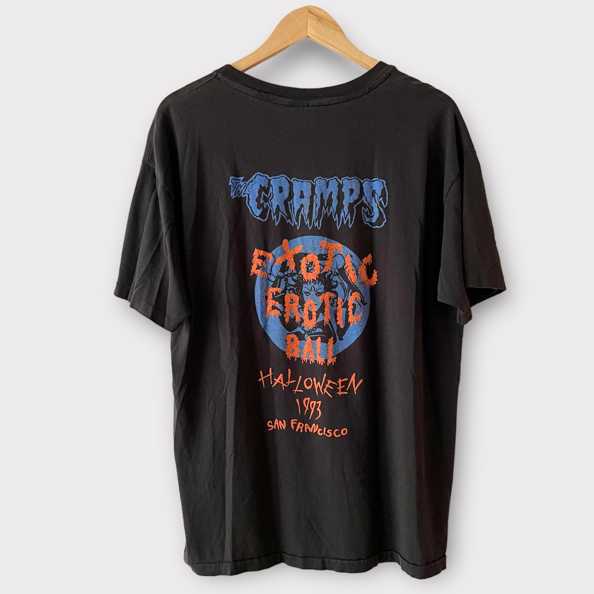 Vintage 1993 The Cramps Halloween Concert in SF Vintage Punk Shirt Size US XL / EU 56 / 4 - 1 Thumbnail