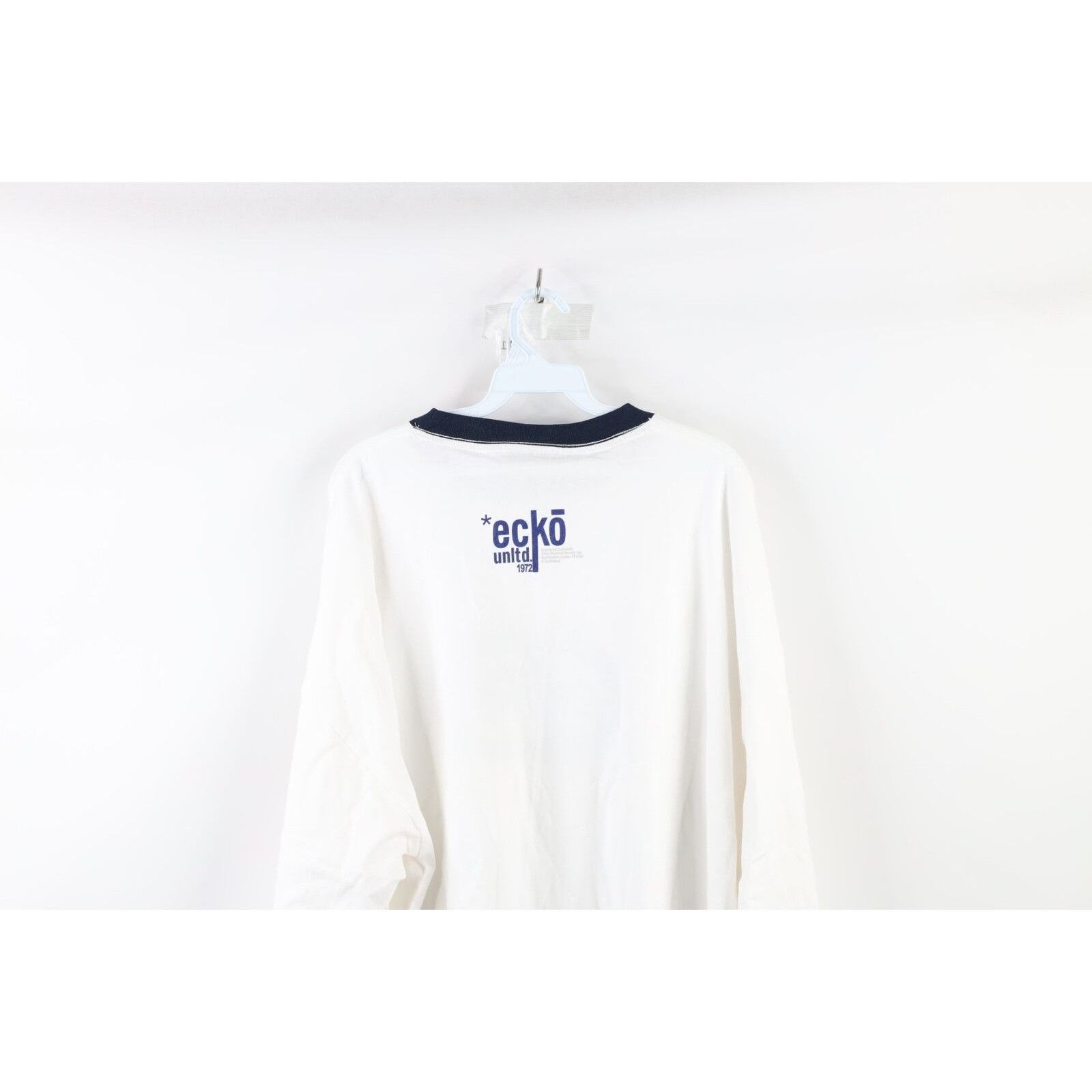 Ecko Unltd. × Vintage NOS Vintage 90s Ecko Spell Out Baggy Long Sleeve T-Shirt 3XL Size US XXL / EU 58 / 5 - 7 Thumbnail