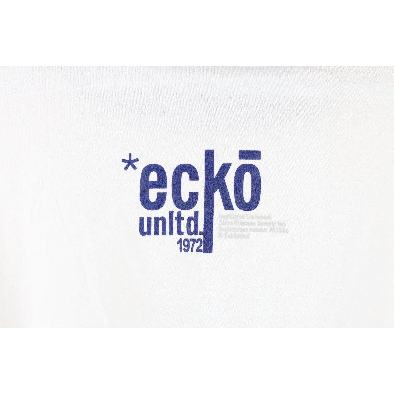 Ecko Unltd. × Vintage NOS Vintage 90s Ecko Spell Out Baggy Long Sleeve T-Shirt 3XL Size US XXL / EU 58 / 5 - 9 Thumbnail