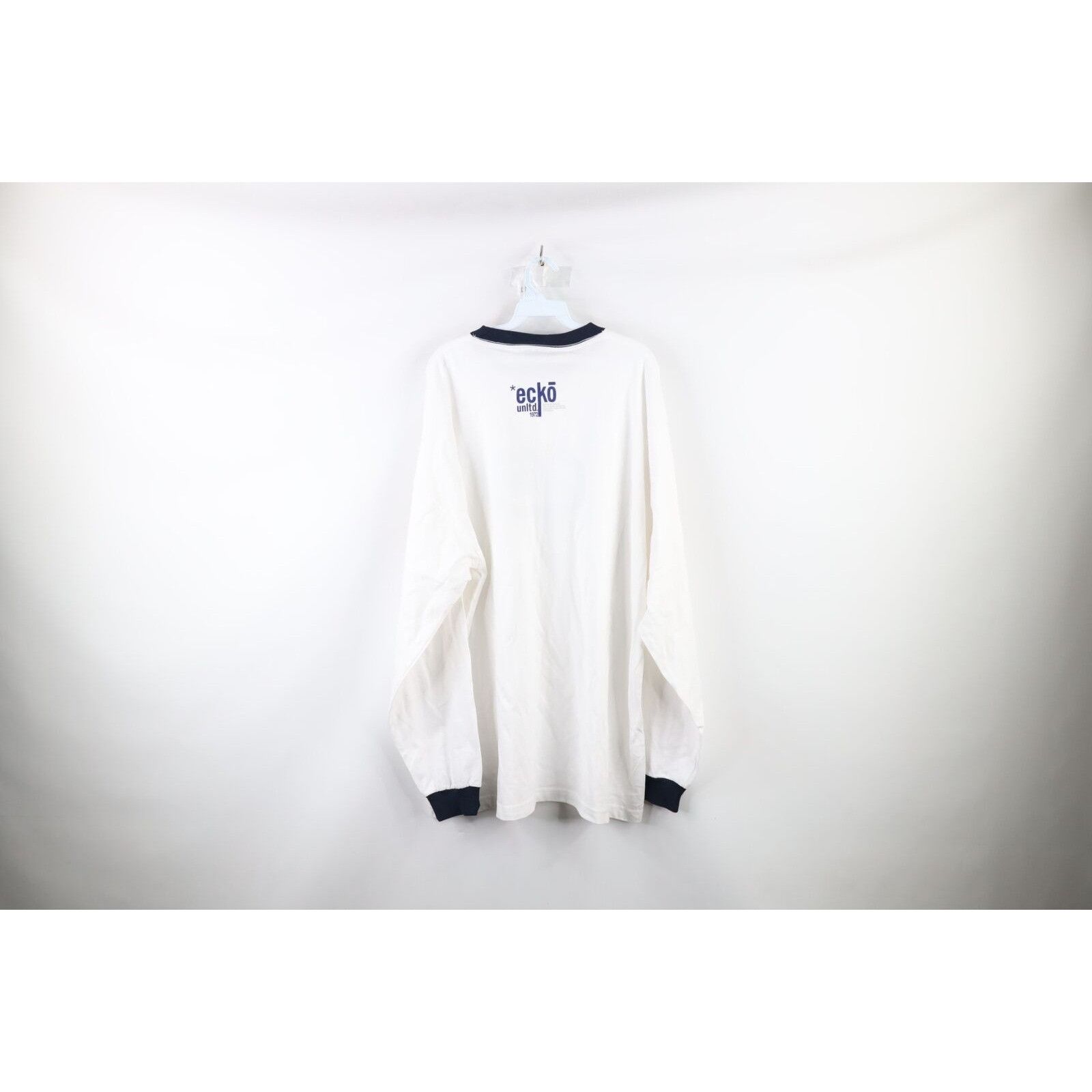 Ecko Unltd. × Vintage NOS Vintage 90s Ecko Spell Out Baggy Long Sleeve T-Shirt 3XL Size US XXL / EU 58 / 5 - 6 Thumbnail