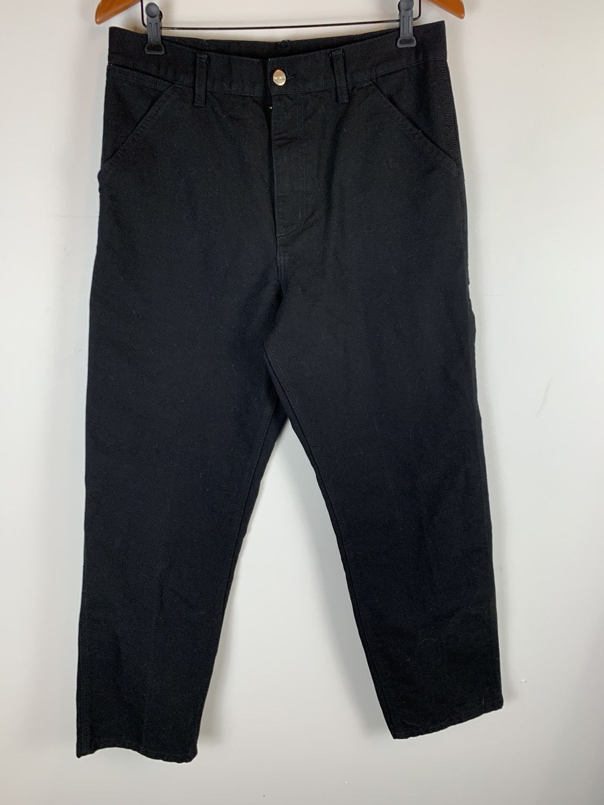 image of Carhartt Wip Single Knee Pants in Black, Men's (Size 31)