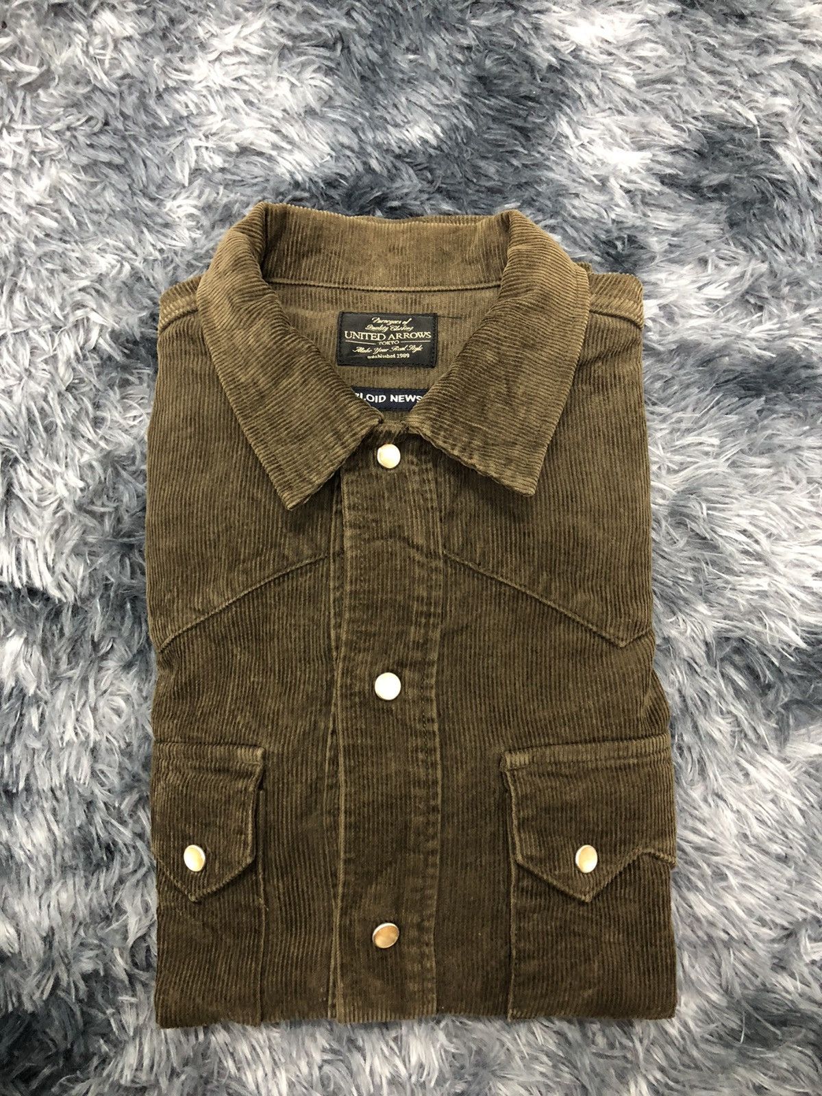 United Arrows Collab United Arrows x Tabloid News Japan Corduroy Jacket Size US M / EU 48-50 / 2 - 15 Thumbnail