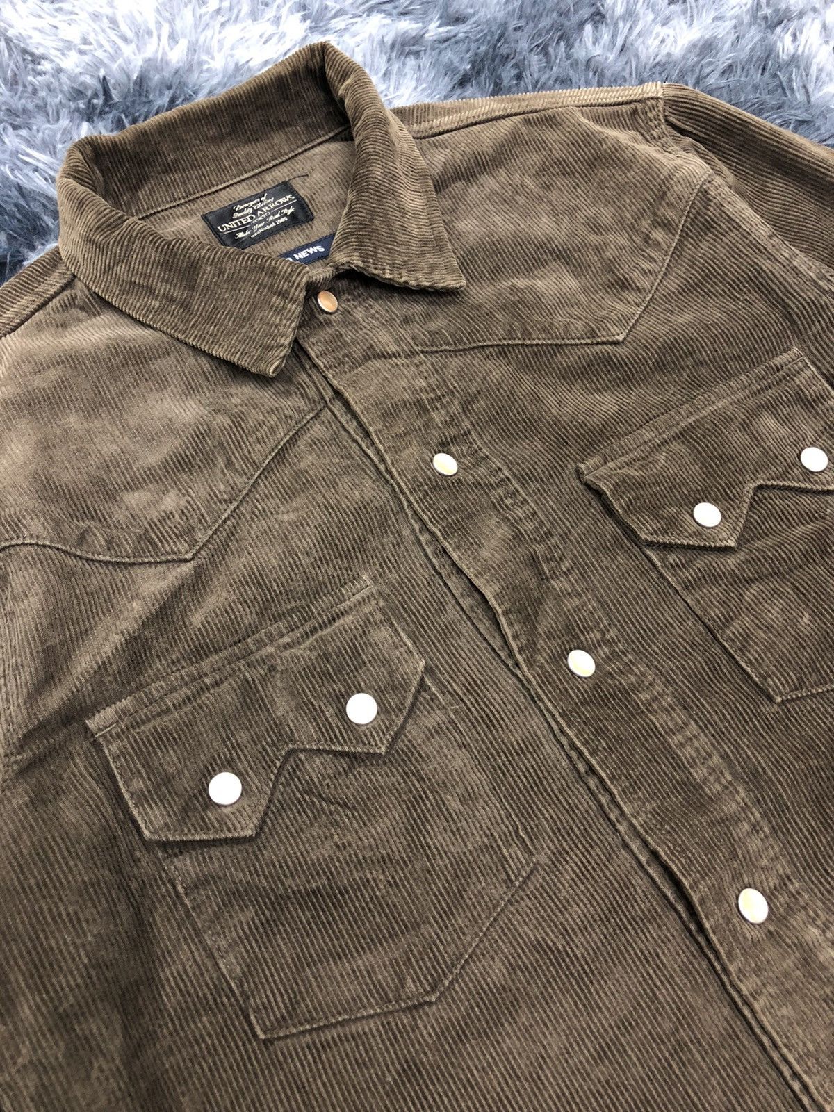United Arrows Collab United Arrows x Tabloid News Japan Corduroy Jacket Size US M / EU 48-50 / 2 - 6 Thumbnail