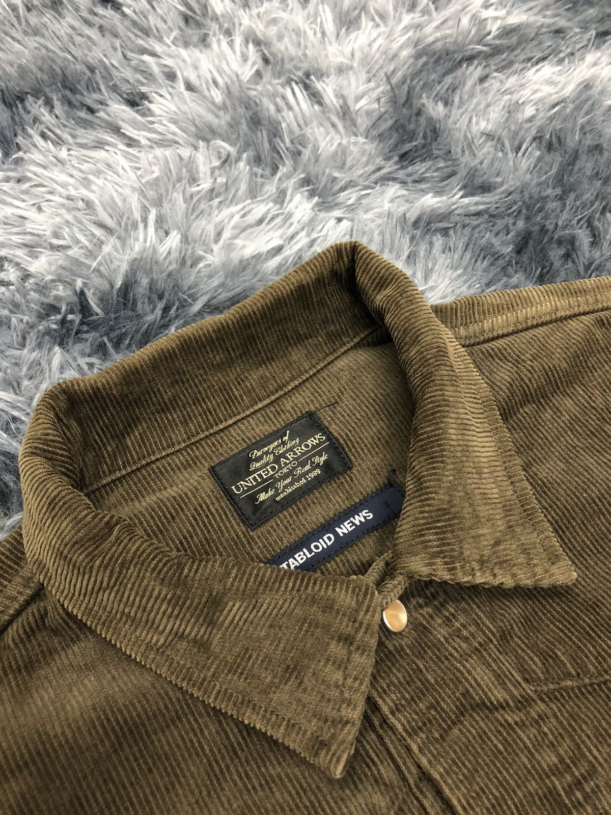 United Arrows Collab United Arrows x Tabloid News Japan Corduroy Jacket Size US M / EU 48-50 / 2 - 5 Thumbnail