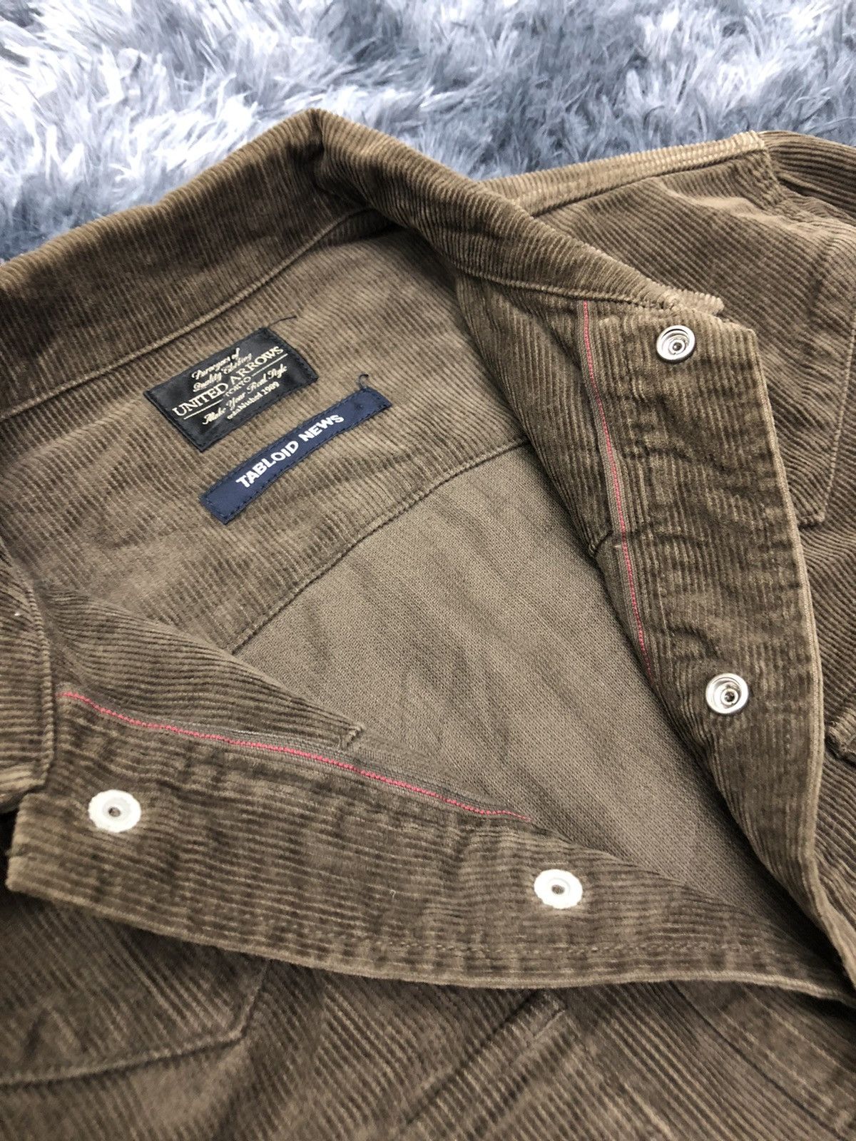 United Arrows Collab United Arrows x Tabloid News Japan Corduroy Jacket Size US M / EU 48-50 / 2 - 8 Thumbnail