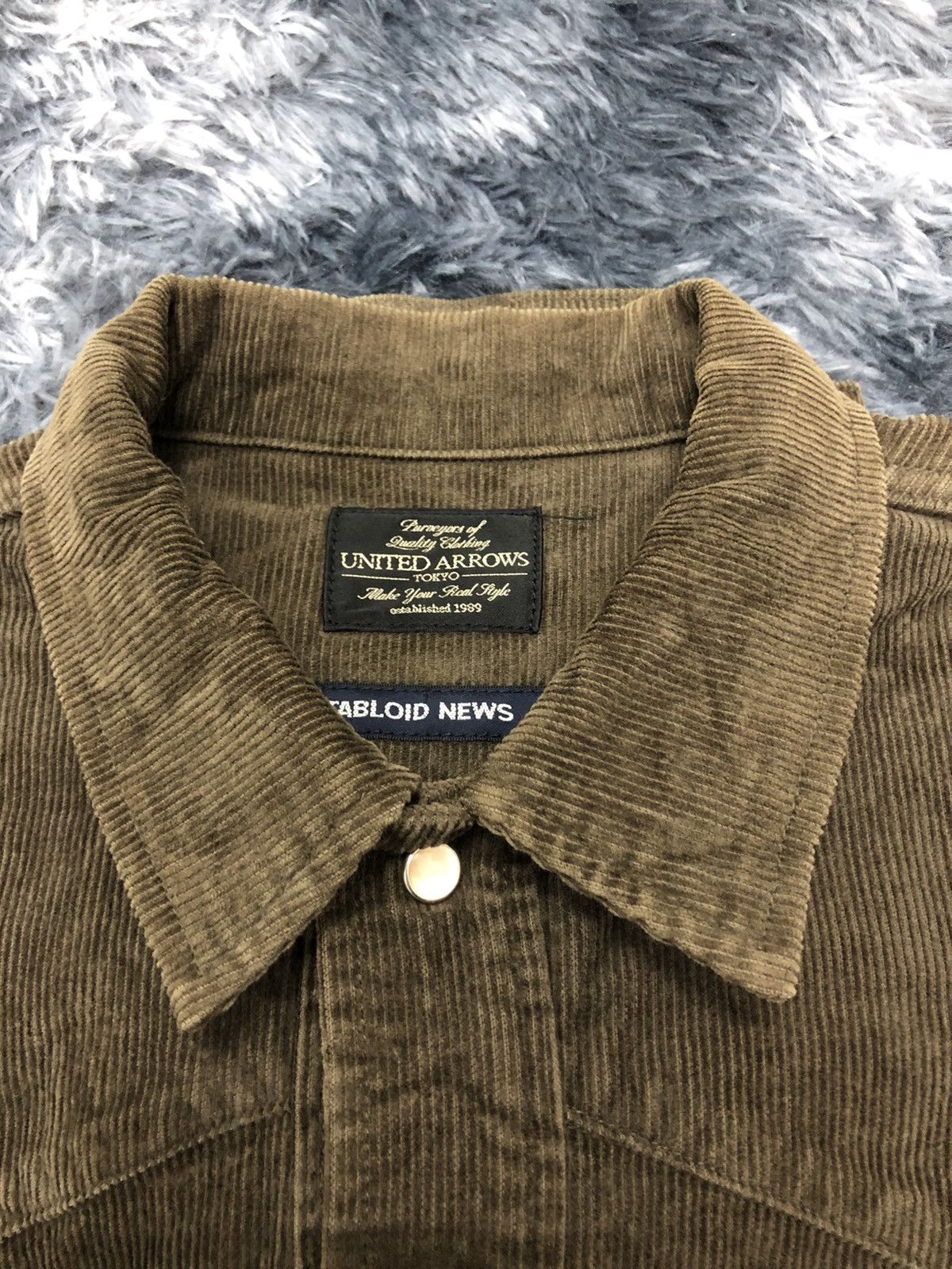 United Arrows Collab United Arrows x Tabloid News Japan Corduroy Jacket Size US M / EU 48-50 / 2 - 16 Thumbnail