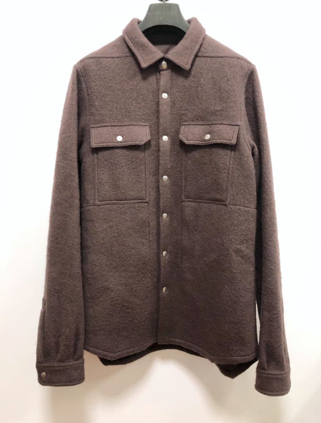 Rick Owens Rick Owens ro raisin wool jacket Size US M / EU 48-50 / 2 - 1 Thumbnail