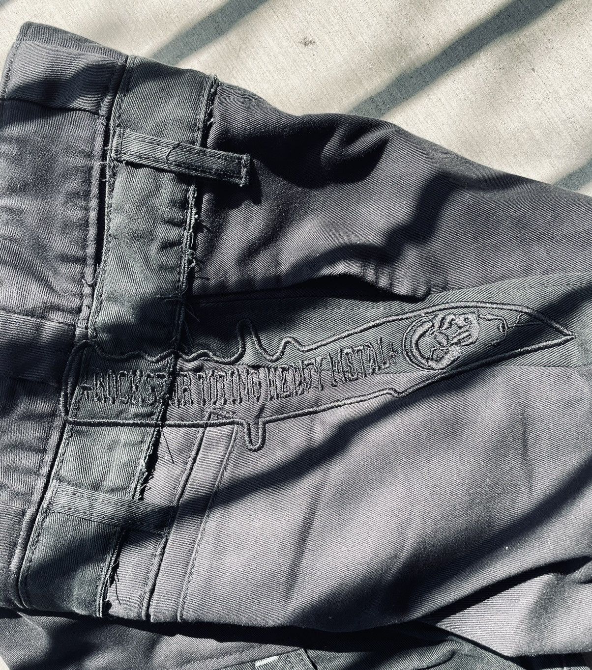 Reconstructed Dickie Pants by Calm Down Clothing