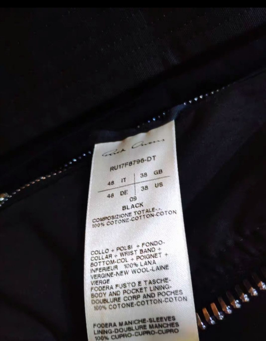 Rick Owens Rick Owens ro cotton pilot jacket Size US M / EU 48-50 / 2 - 7 Thumbnail