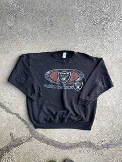 \ud83d\udd25Vtg Oakland Raiders Crewneck Sweatshirt Lee Sport Pullover NFL ...