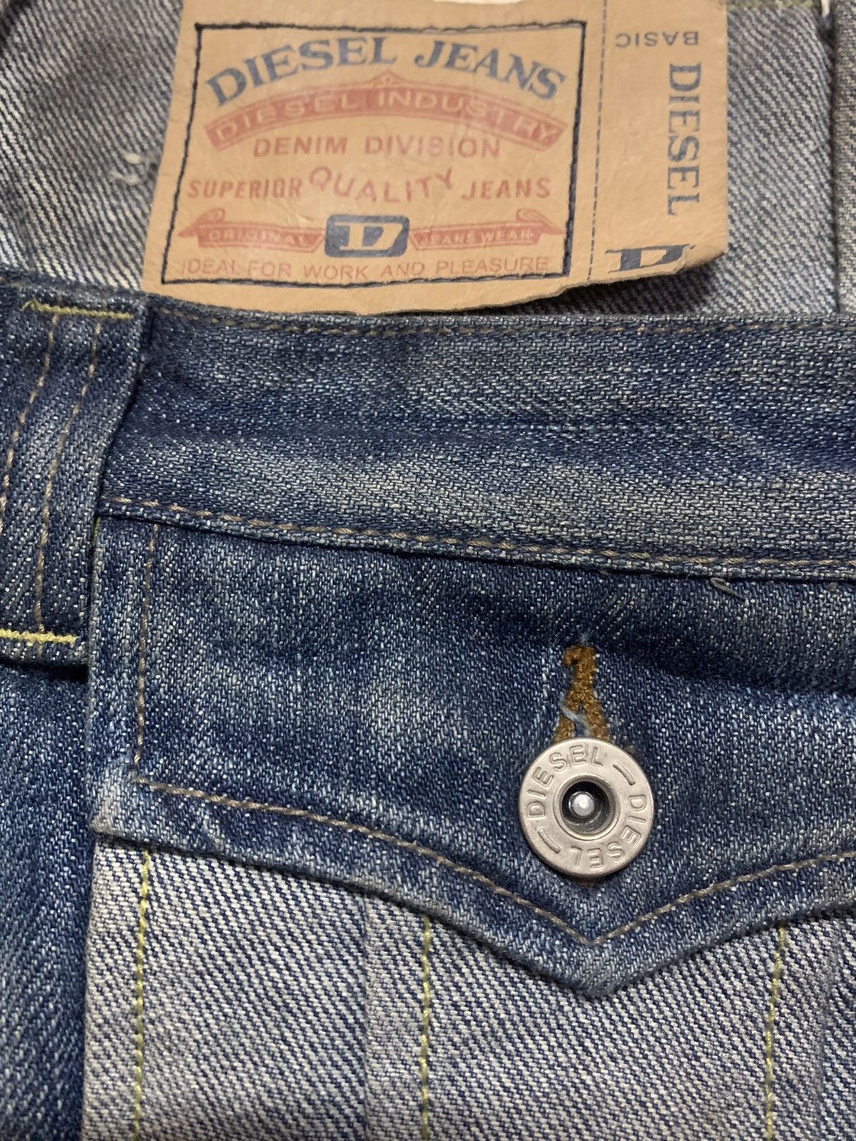 Diesel × Vintage Diesel Double Waist Flare Pants Size US 30 / EU 46 - 6 Thumbnail