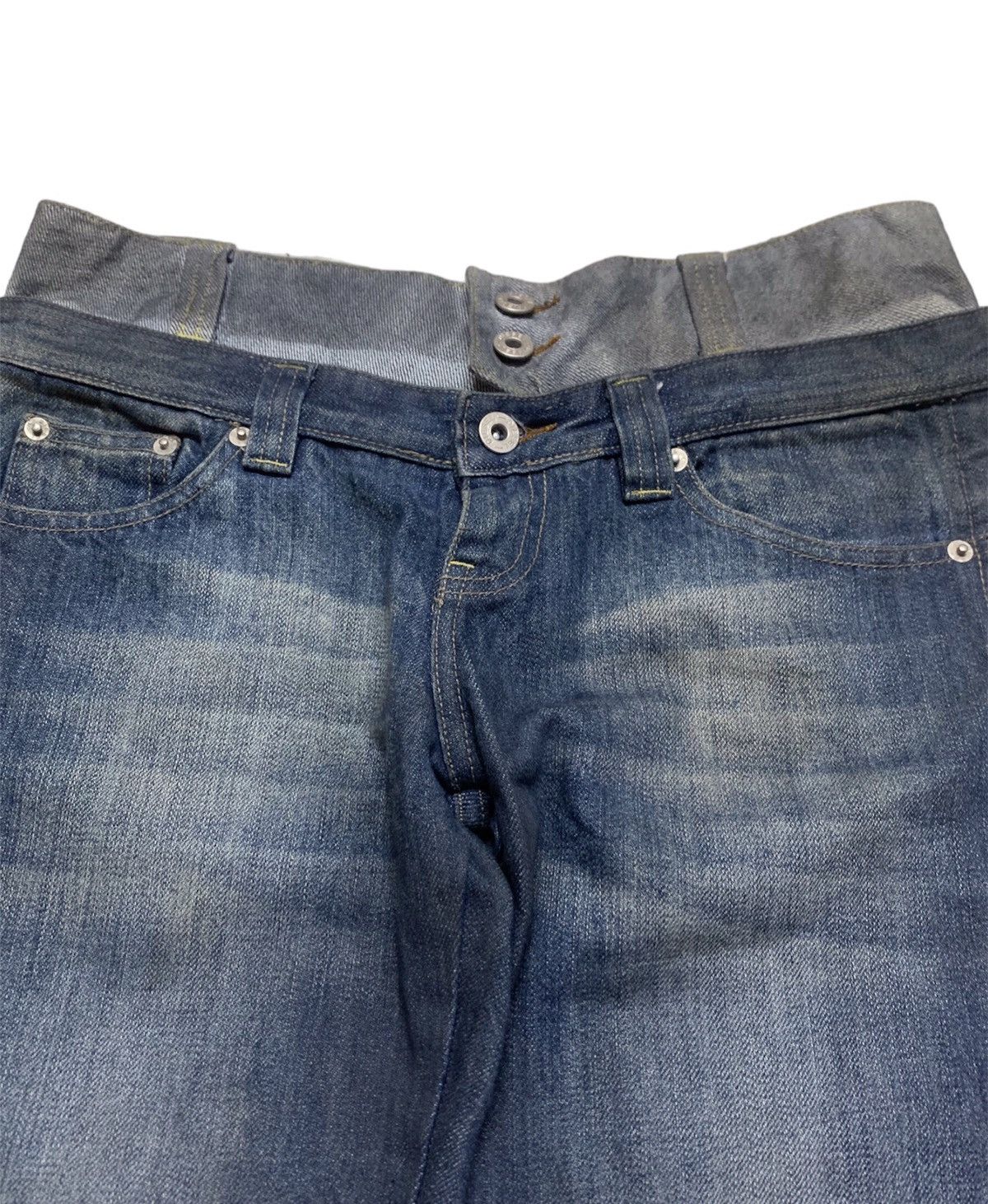 Diesel × Vintage Diesel Double Waist Flare Pants Size US 30 / EU 46 - 2 Thumbnail