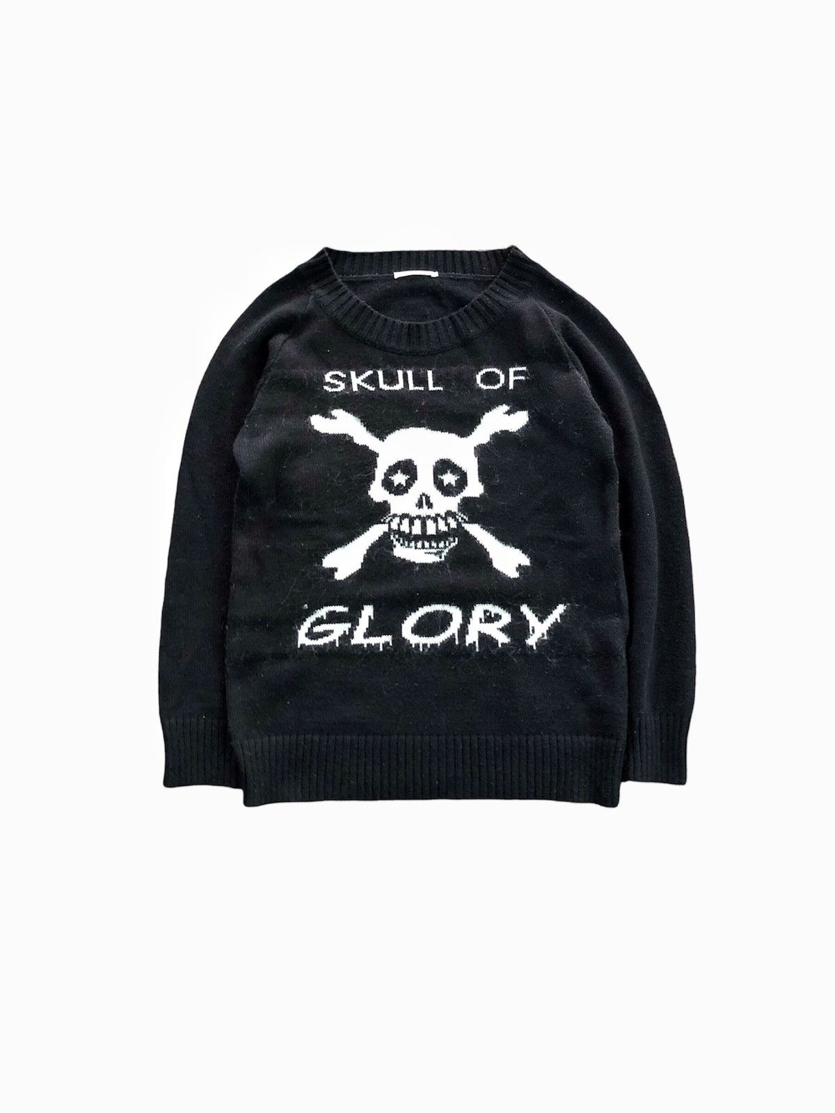 Rare W.R.A “ SKULL OF GLORY ’’ wool mixed sweater