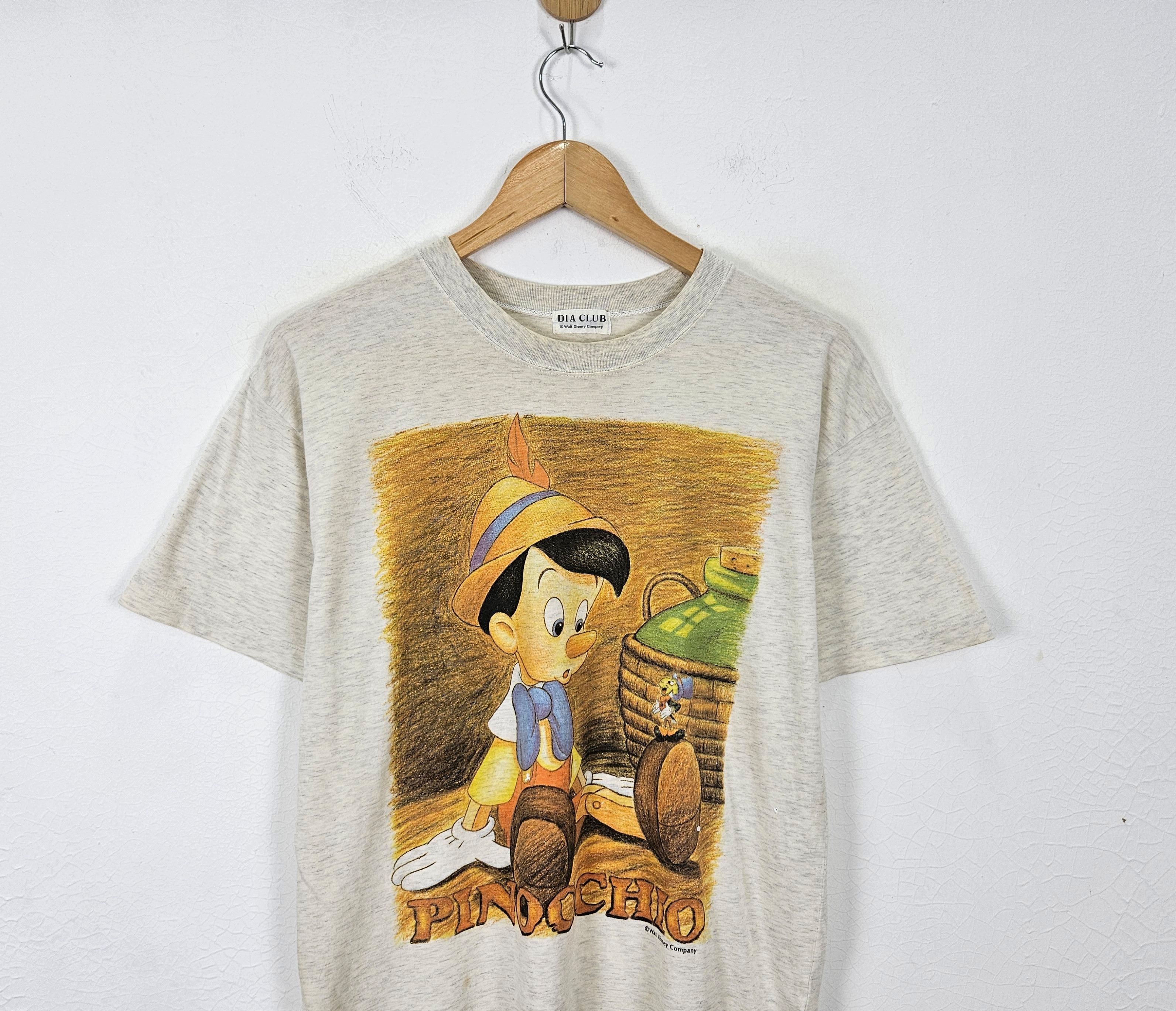 Disney Vintage 90s Pinocchio Walt Disney Shirt | Grailed