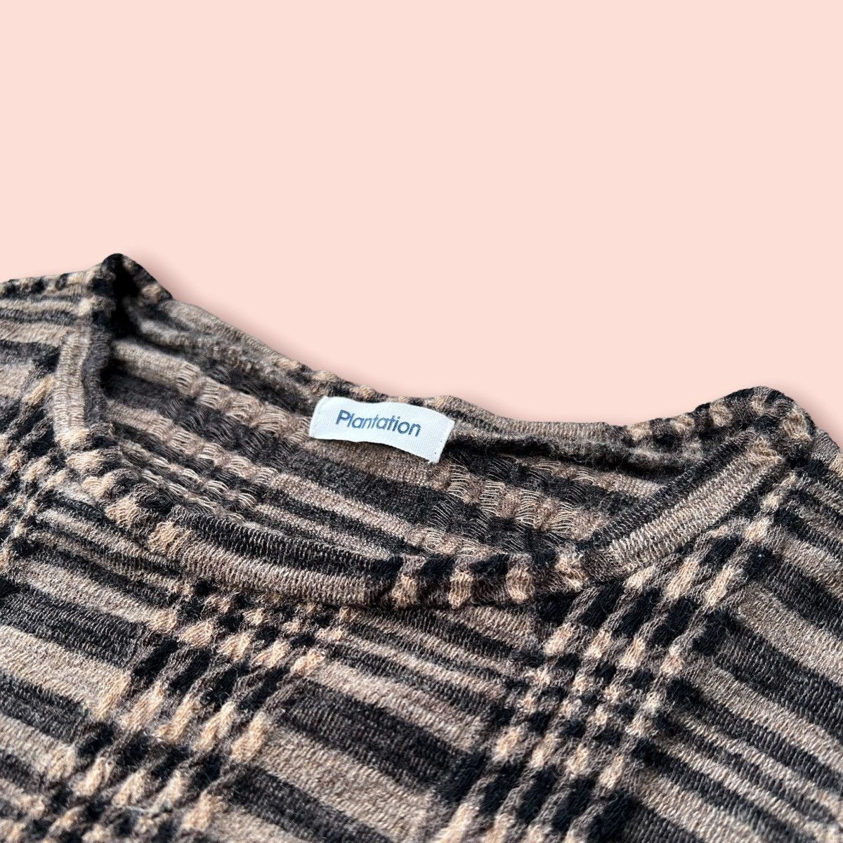 Issey Miyake × Vintage VINTAGE PLANTATION ISSEY MIYAKE WOOL SWEATER Size M / US 6-8 / IT 42-44 - 12 Thumbnail
